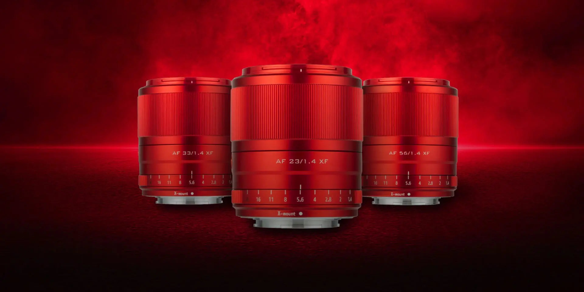 Press Release: New Viltrox Prime Lenses for Fuji X-Mount in Red