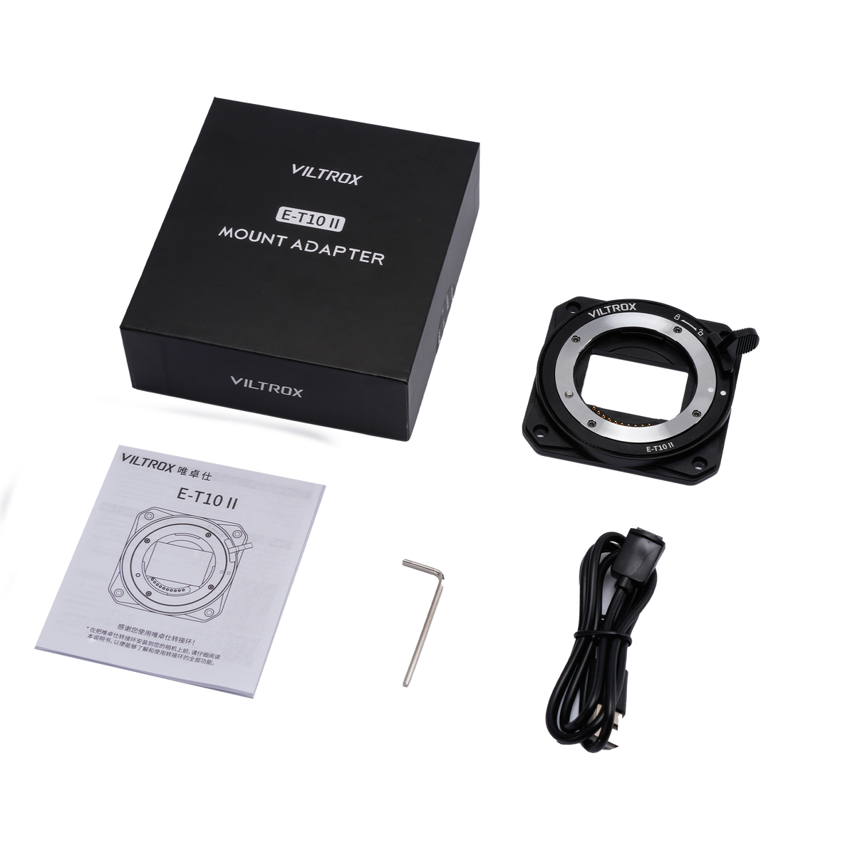 Viltrox E-T10 II | Adapter for e-mount lenses on z cam