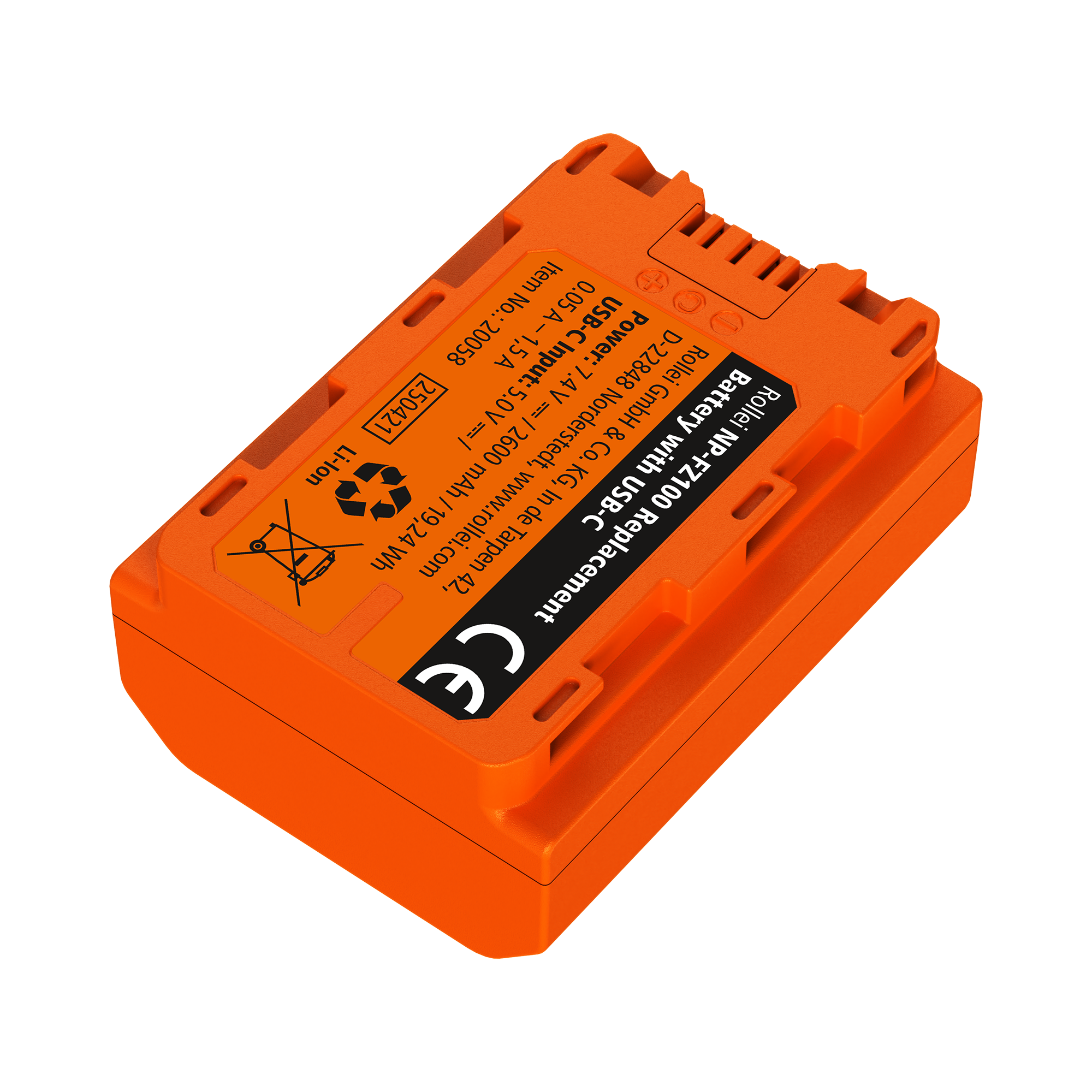 Kamera-Akku mit USB-C