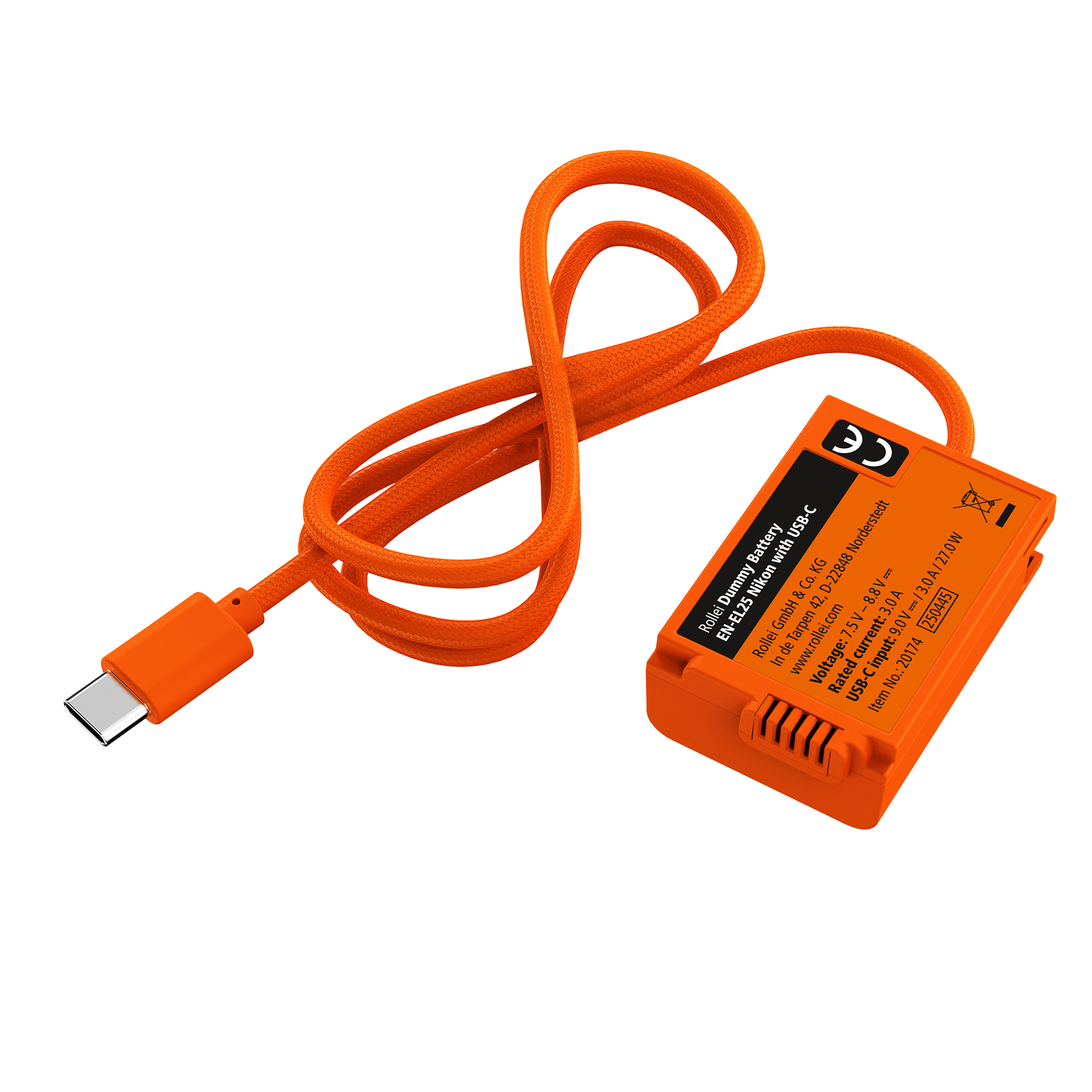Dummy Kamera-Akku mit USB-C
