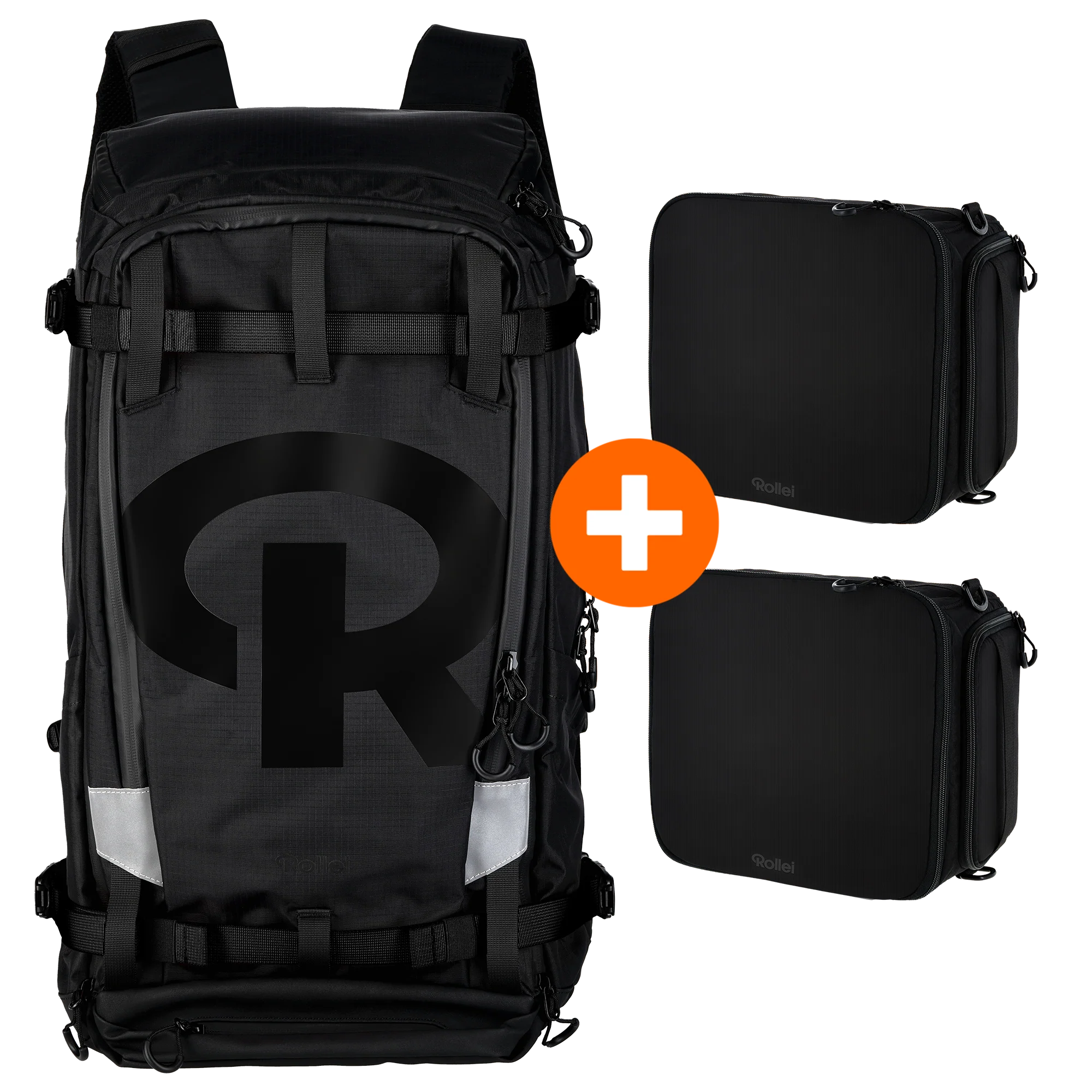 fotorucksack mountainbike Bundle Fotorucksack Fotoliner Ocean Adventure + 2 Cubes – Rollei