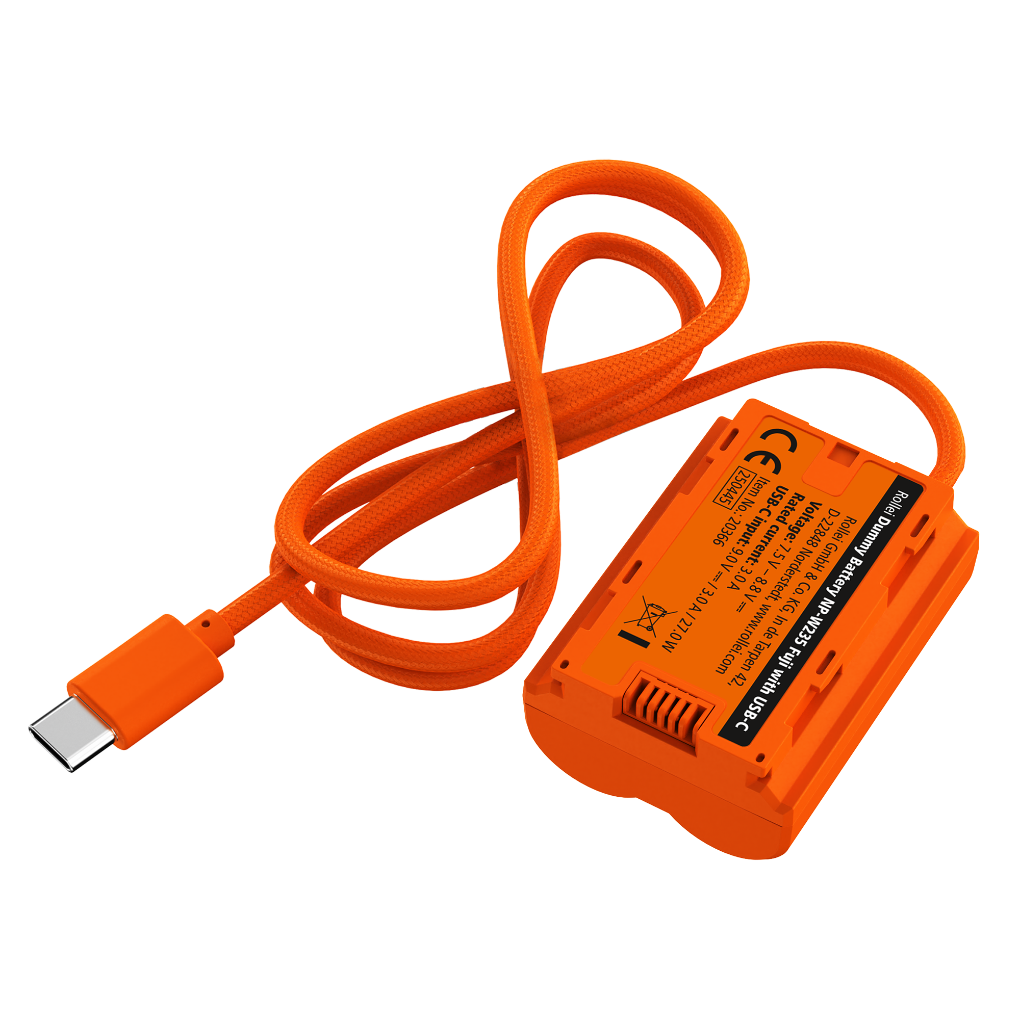 Dummy Kamera-Akku mit USB-C