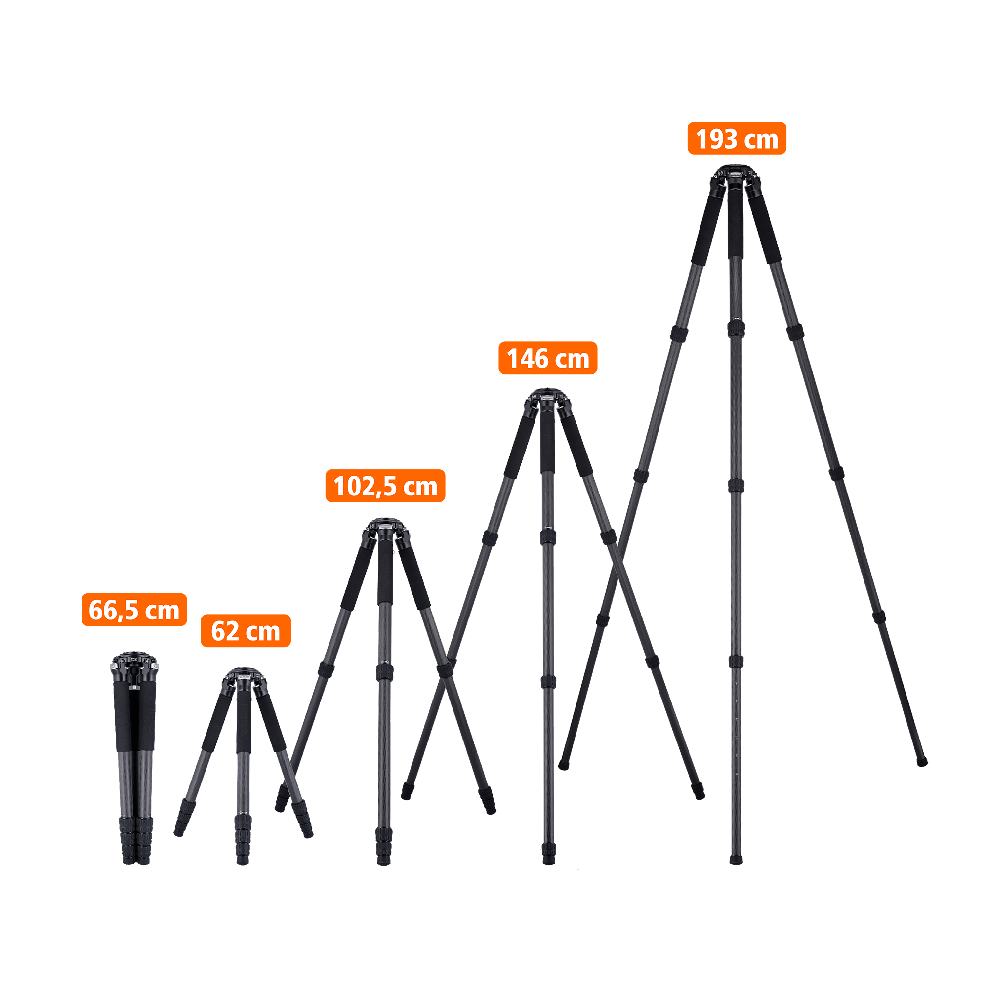 Rock Solid Alpha XL Mark III - Carbon Stativ