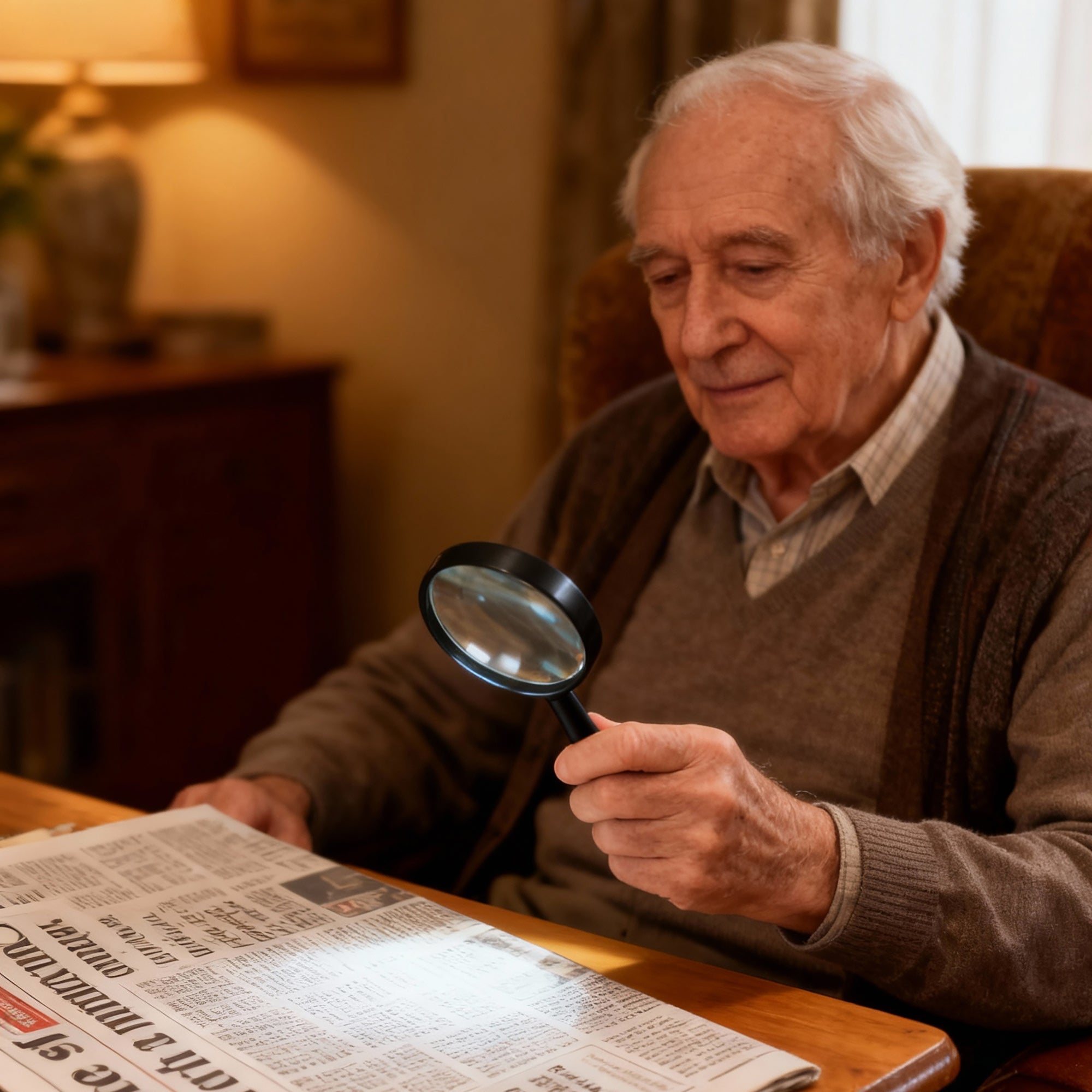 Basic hand magnifying glass