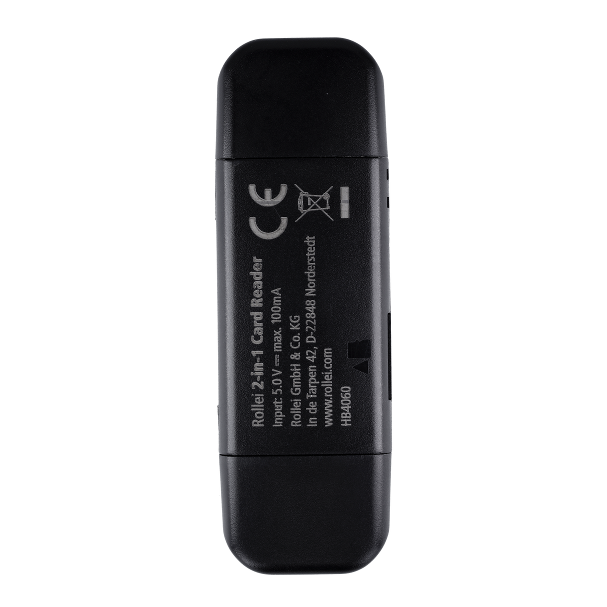 2 in 1 card reader for SD, microSD