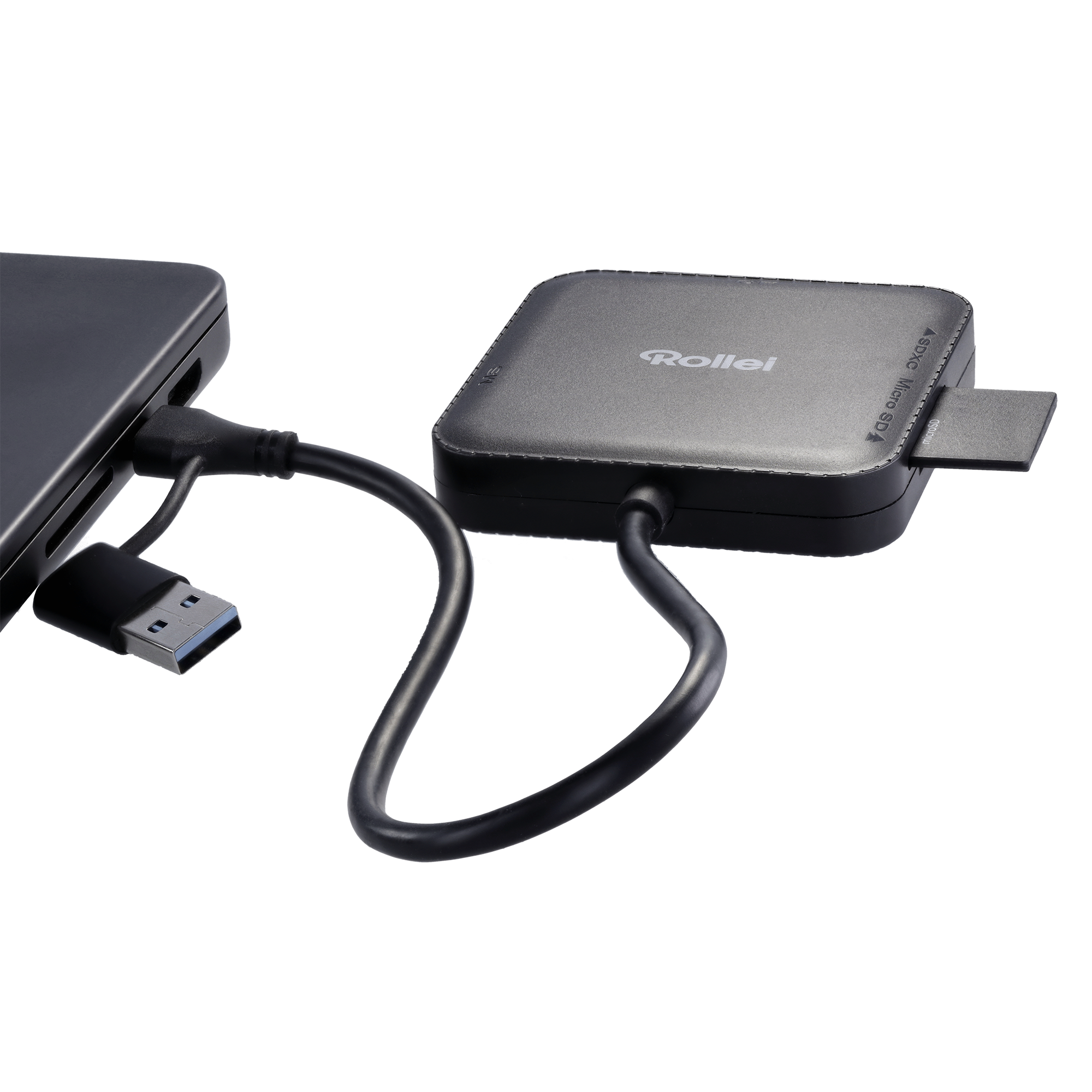 4-in-1 Kartenlesegerät | SD, CF, MS & microSD