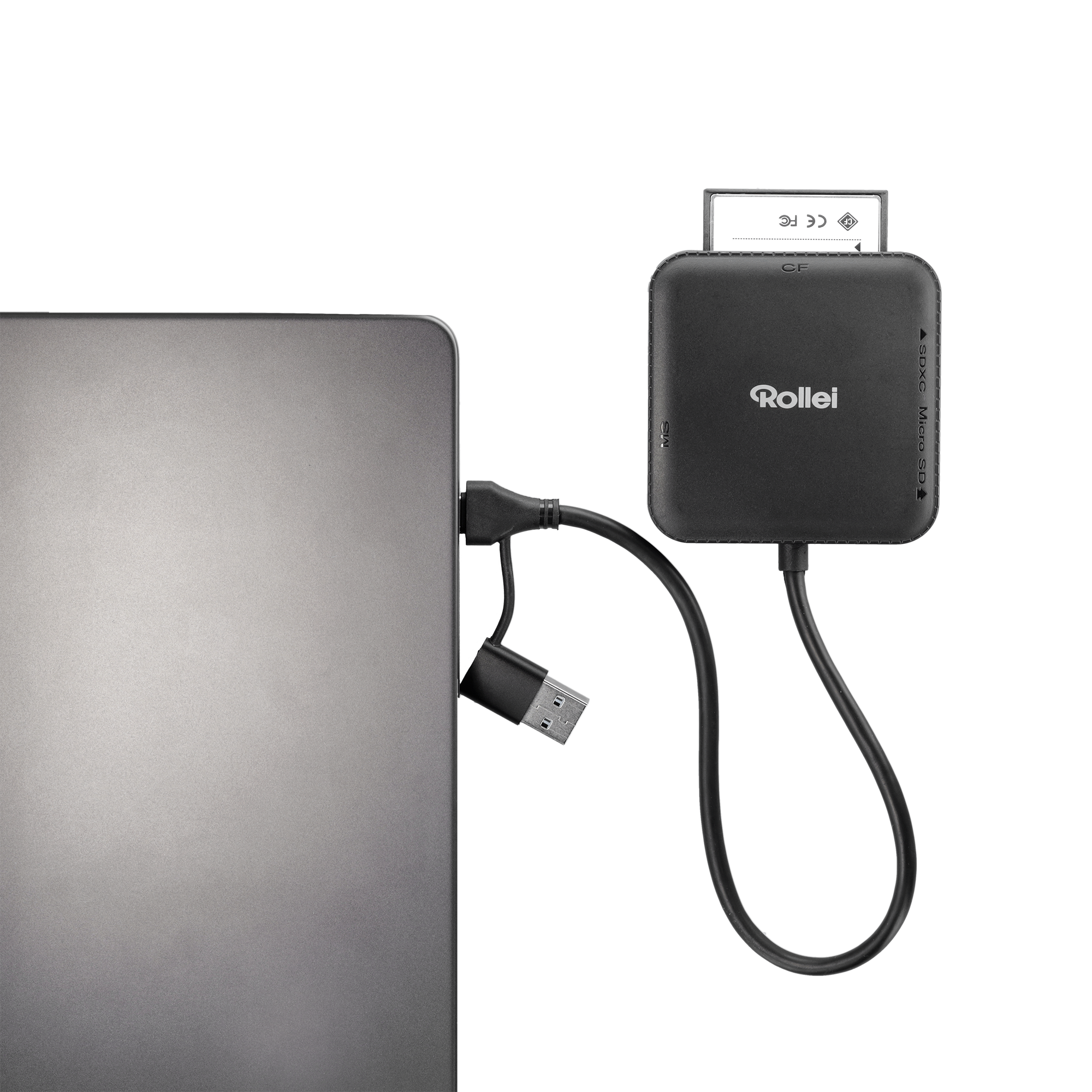 4-in-1 Kartenlesegerät | SD, CF, MS & microSD