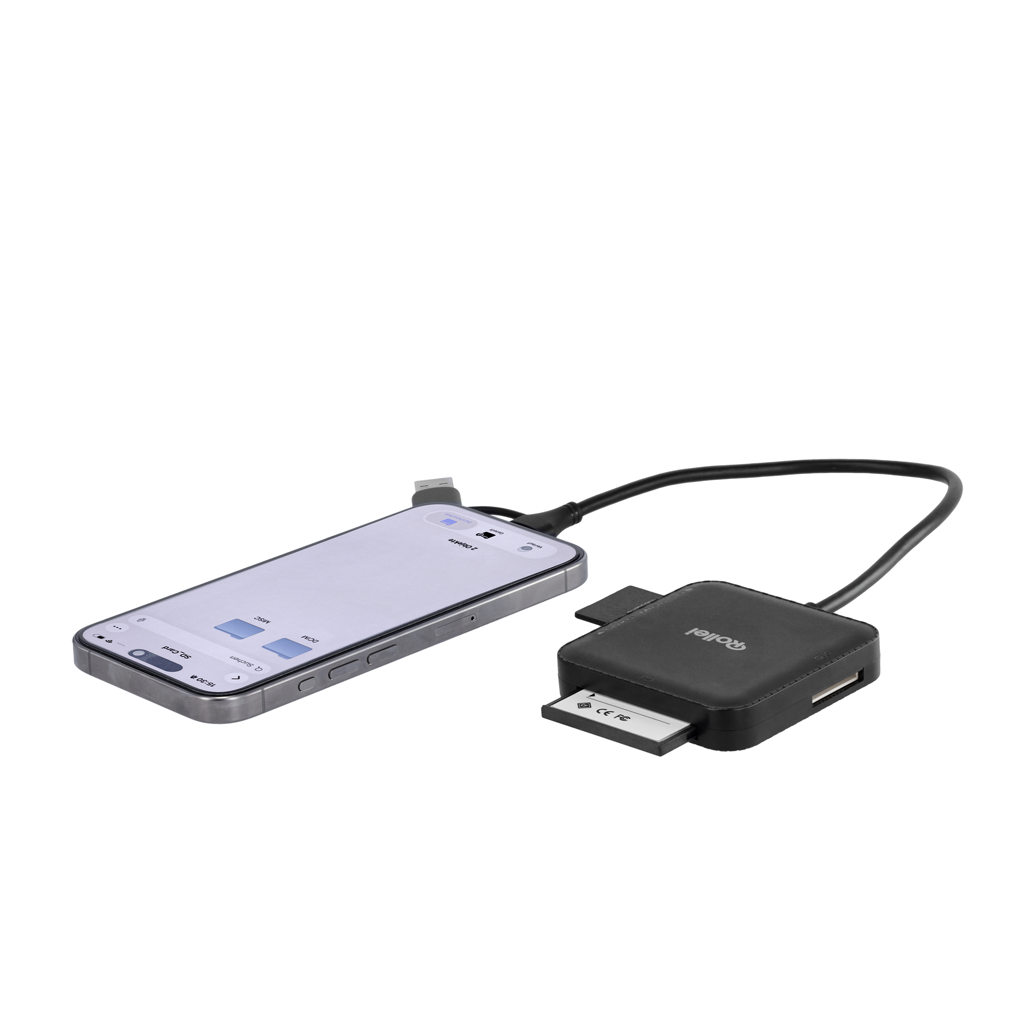 4-in-1 Kartenlesegerät | SD, CF, MS & microSD