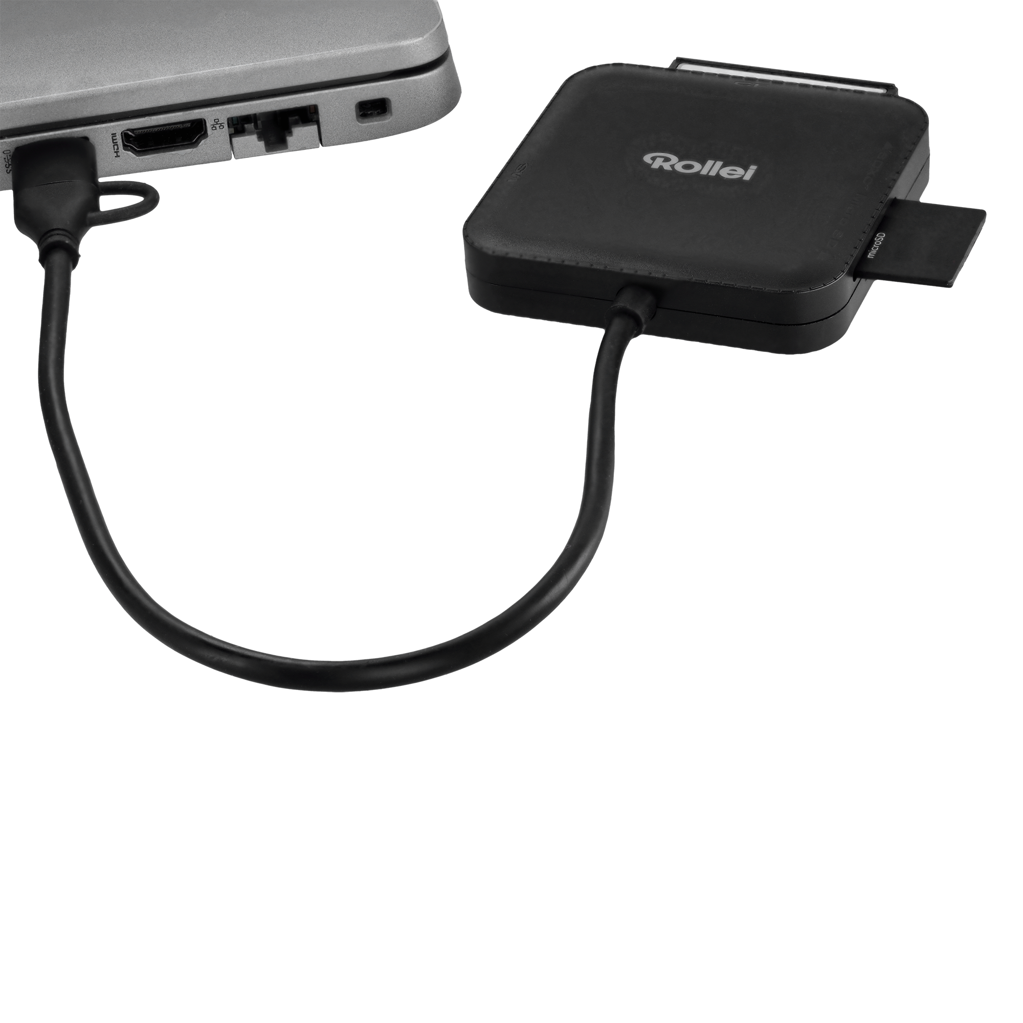 4-in-1 Kartenlesegerät | SD, CF, MS & microSD