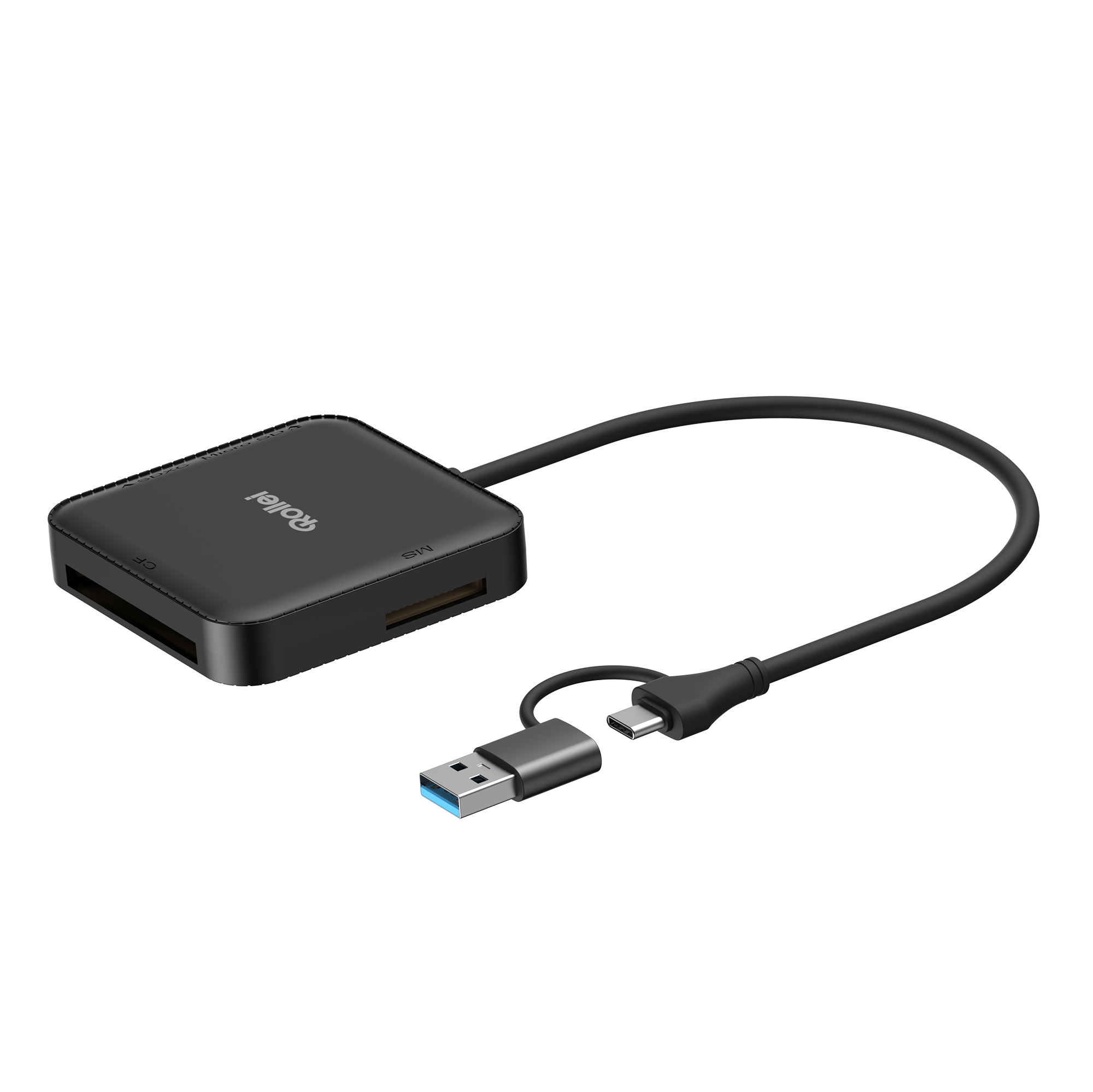 4-in-1 Kartenlesegerät | SD, CF, MS & microSD