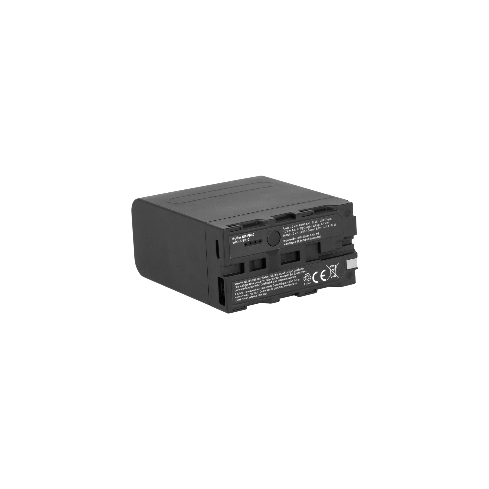 Battery with USB-C | Type NP-F | various capacities