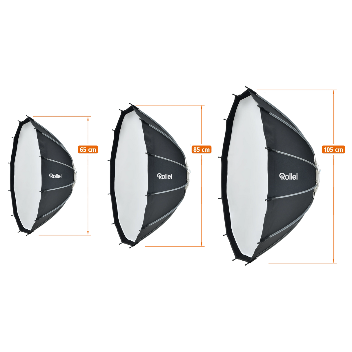 Beauty-Dish I with click mechanism i various sizes