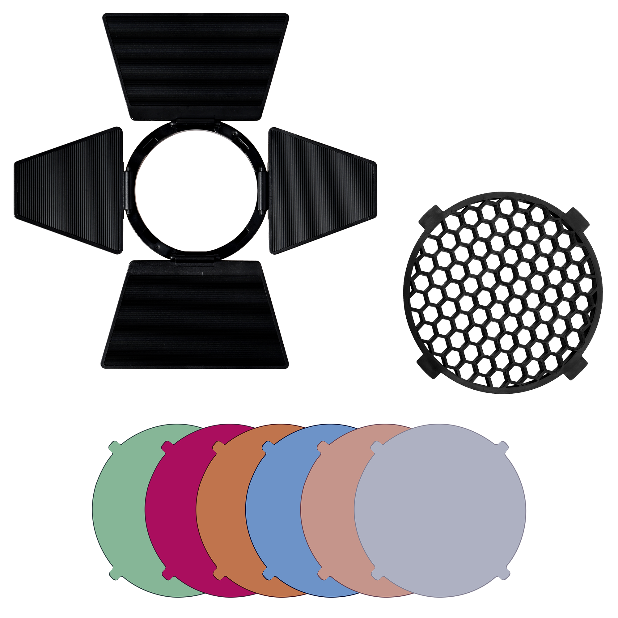 Accessory Set I 6 Color Gels I for HS Freeze Q1 / 1X – Rollei