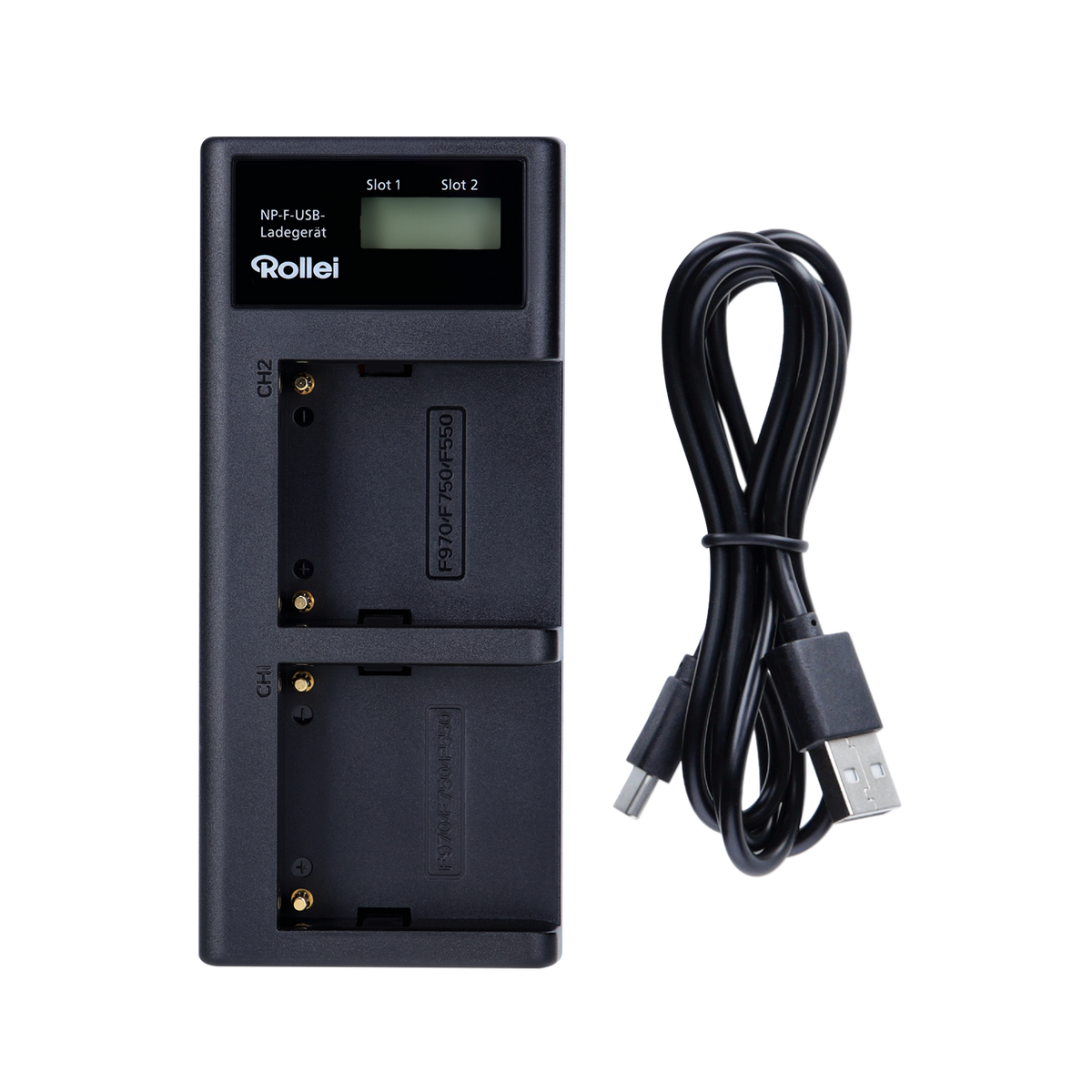 B-Stock Battery Charger for NP-F Batteries