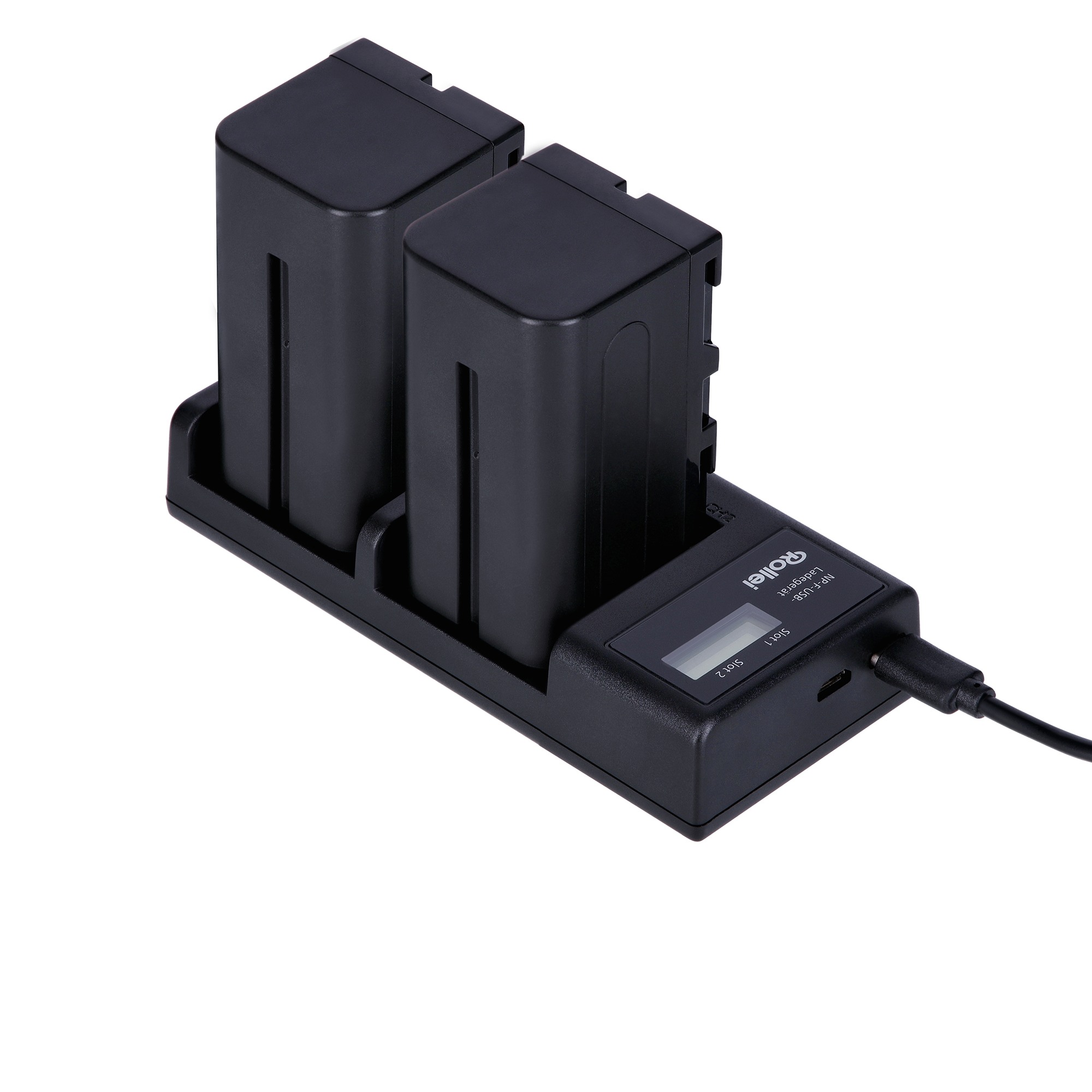 B-Stock Battery Charger for NP-F Batteries