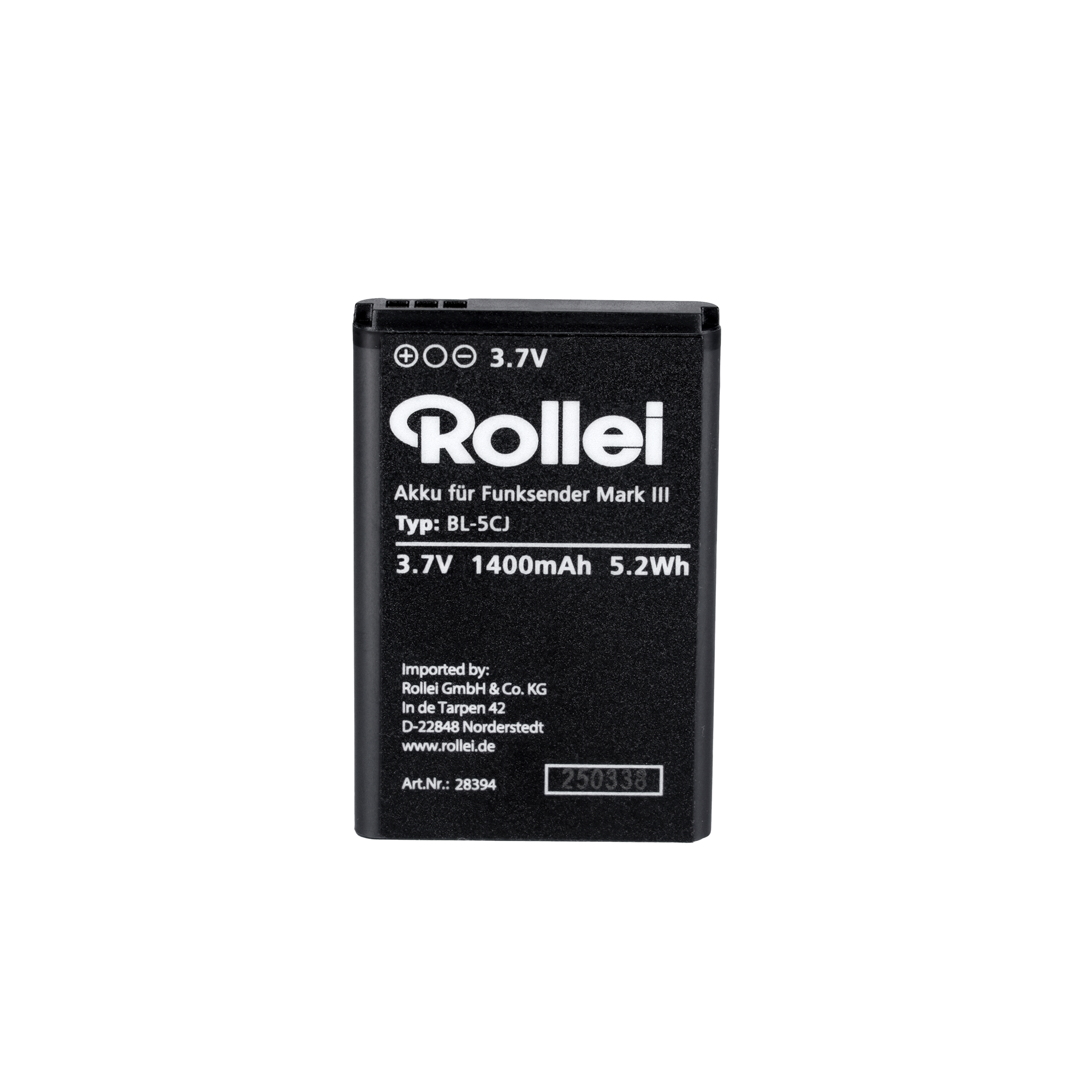 Battery for Mark III radio transmitter