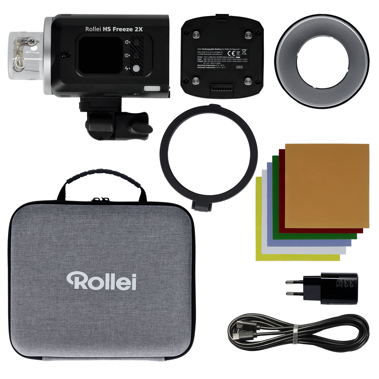 Studio flash | With battery | HS Freeze 2x