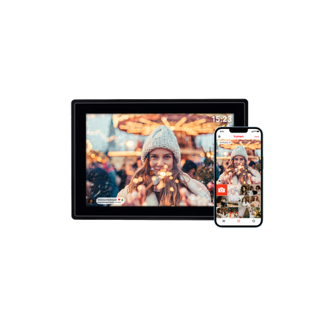 Smarter picture frame | 10 "Diagonal | Wifi | Frameo app | Model 100