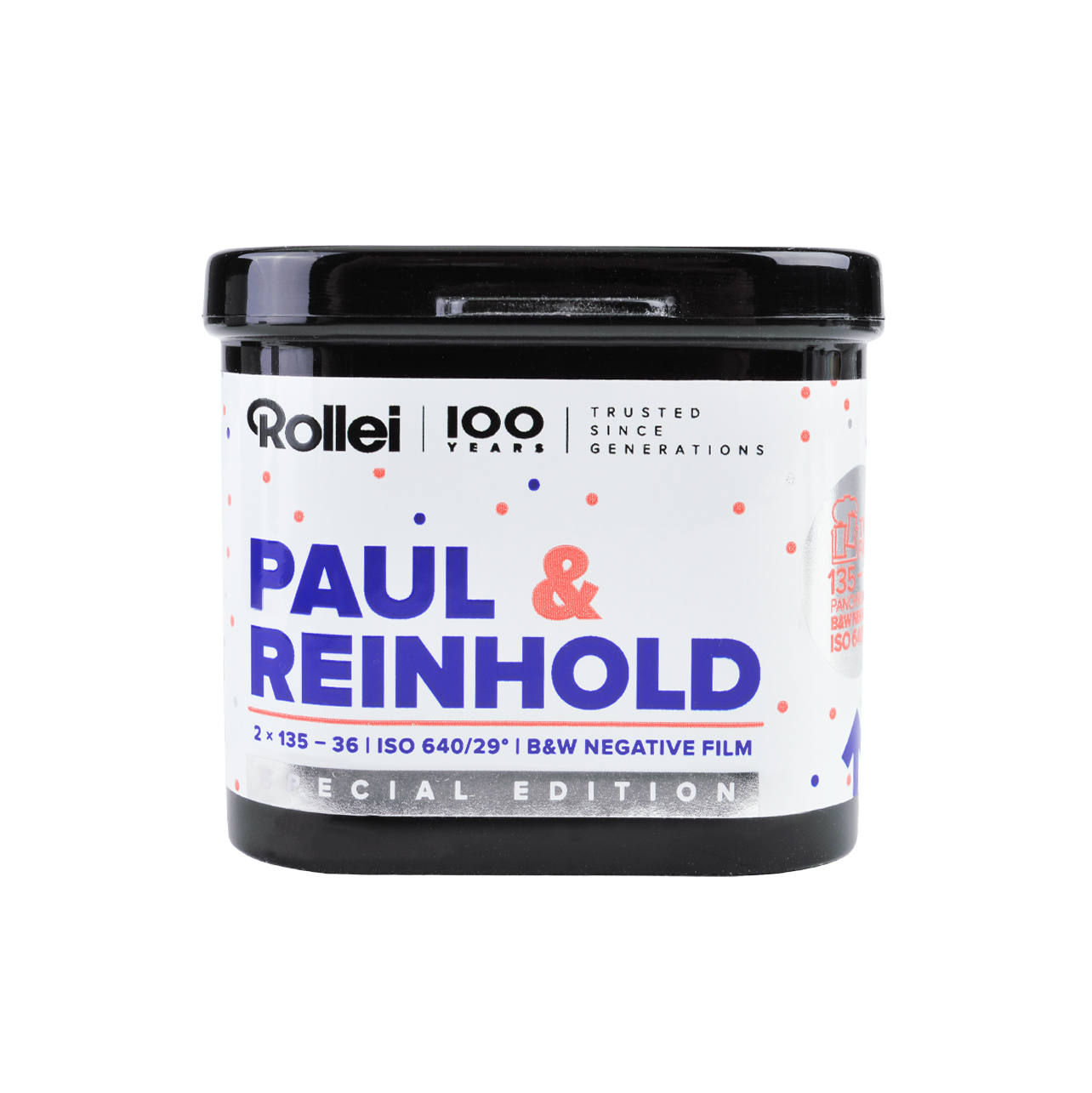 PAUL & REINHOLD Black and White Negative Film | 35mm | 36 Exposures | ISO 640 Twin Pack