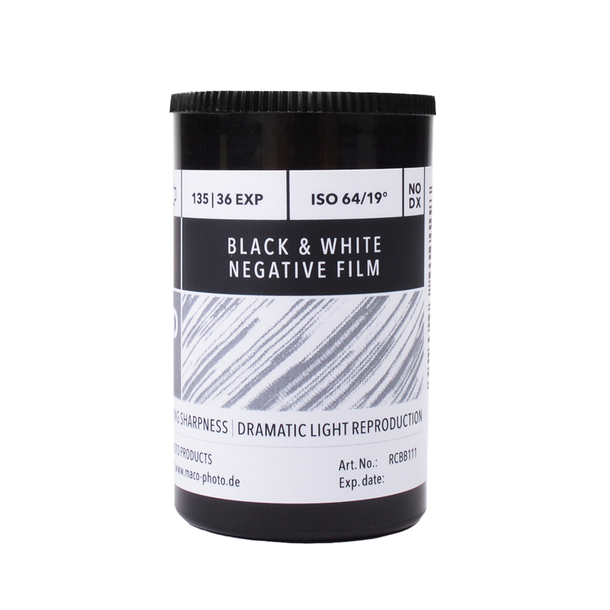 Blackbird Black and White Negative Film | 35mm | 36 Exposures | ISO 64