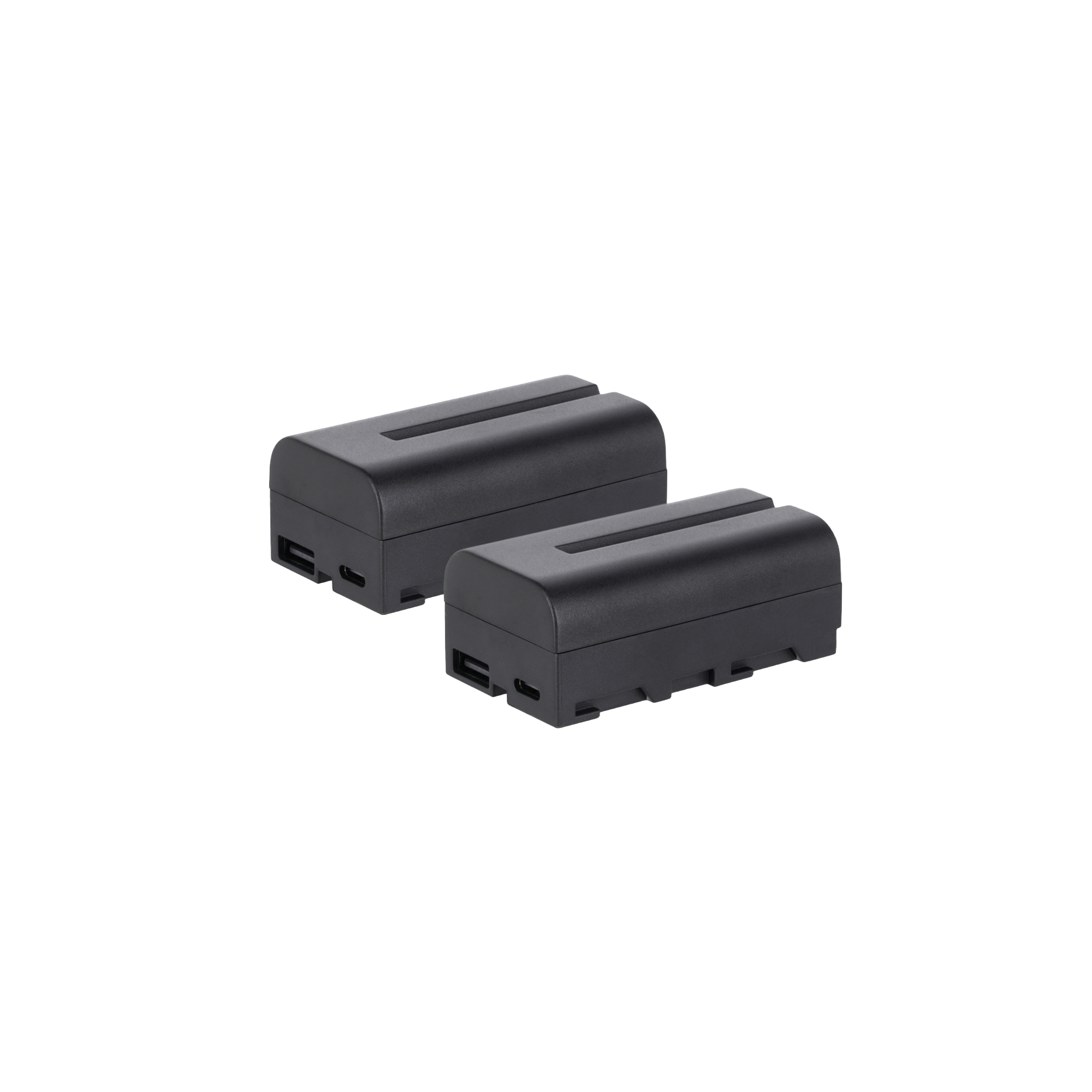 Bundle 2x NP-F Battery with USB-C | various capacities