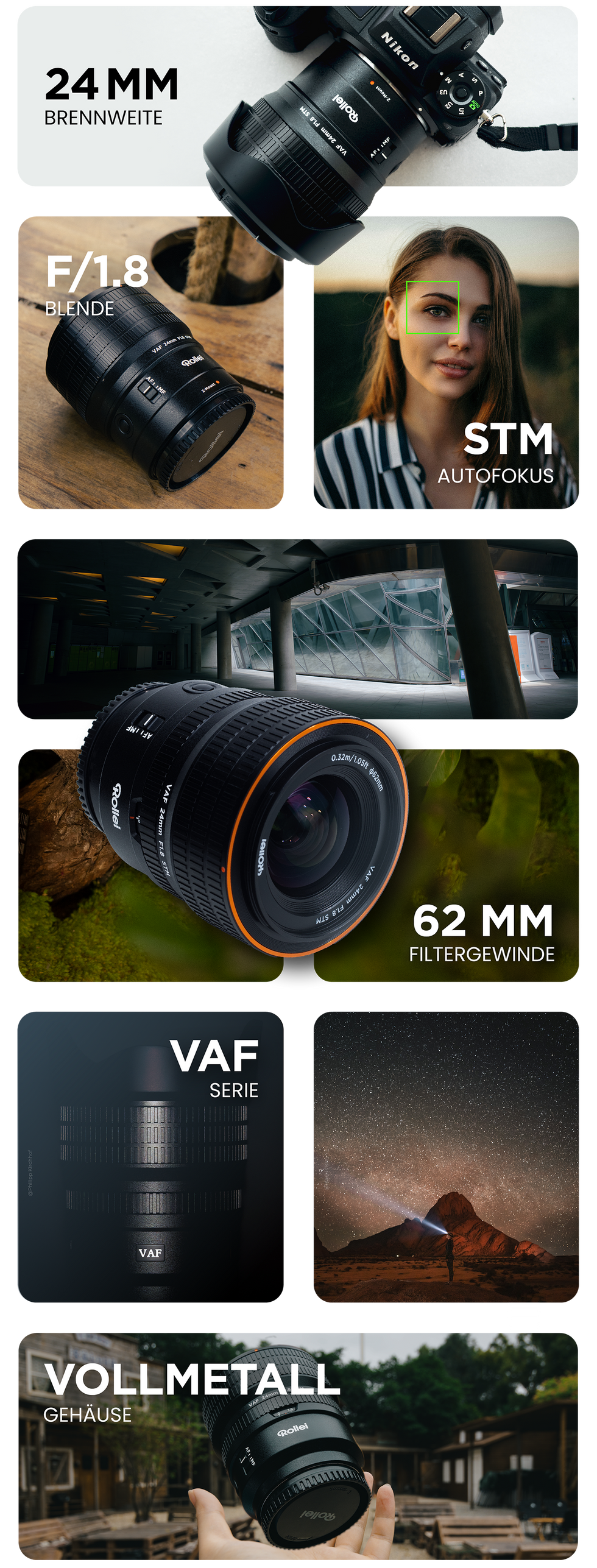 Rollei Objektiv AF 24 mm