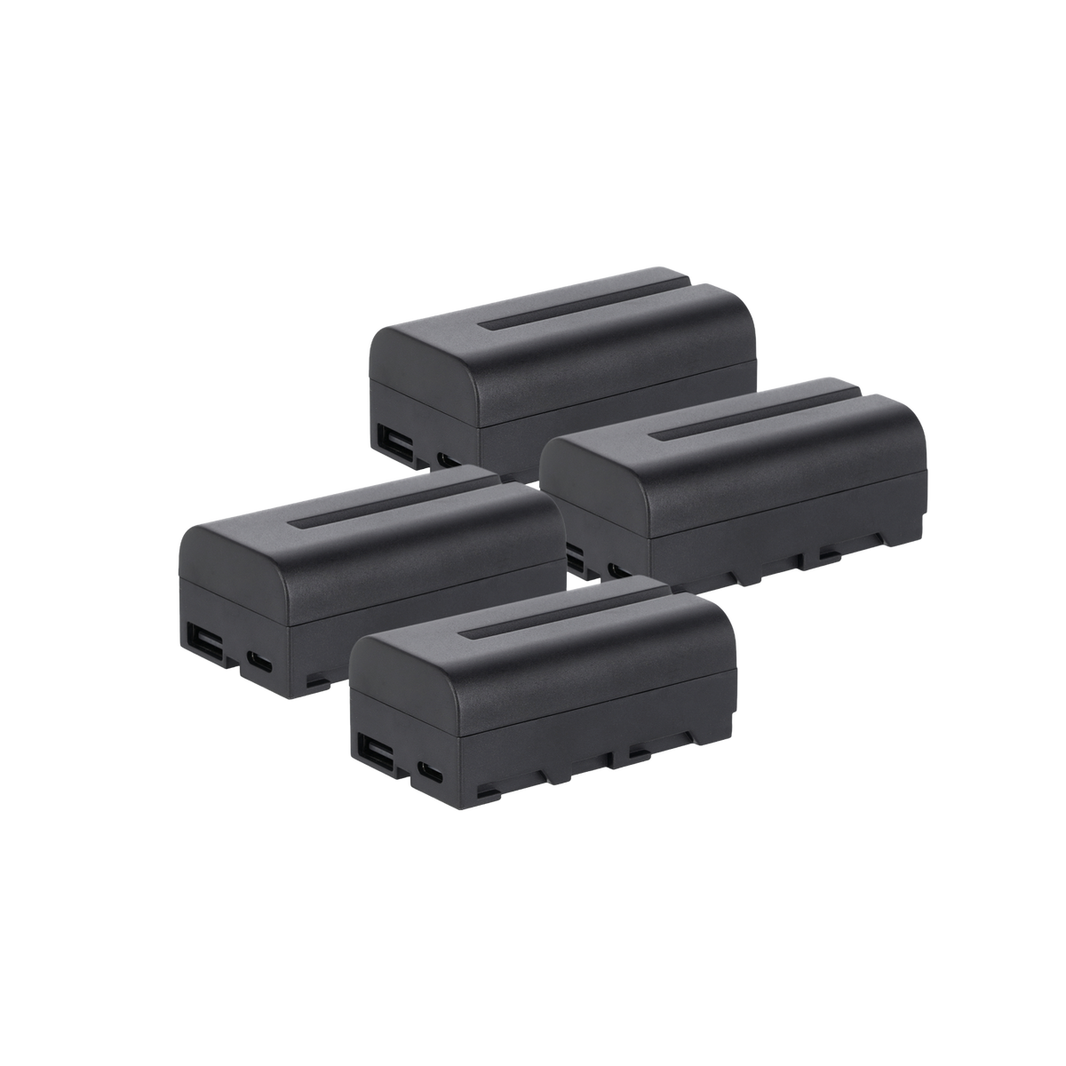 Bundle 4x NP-F Akku mit USB-C | versch. Kapazitäten