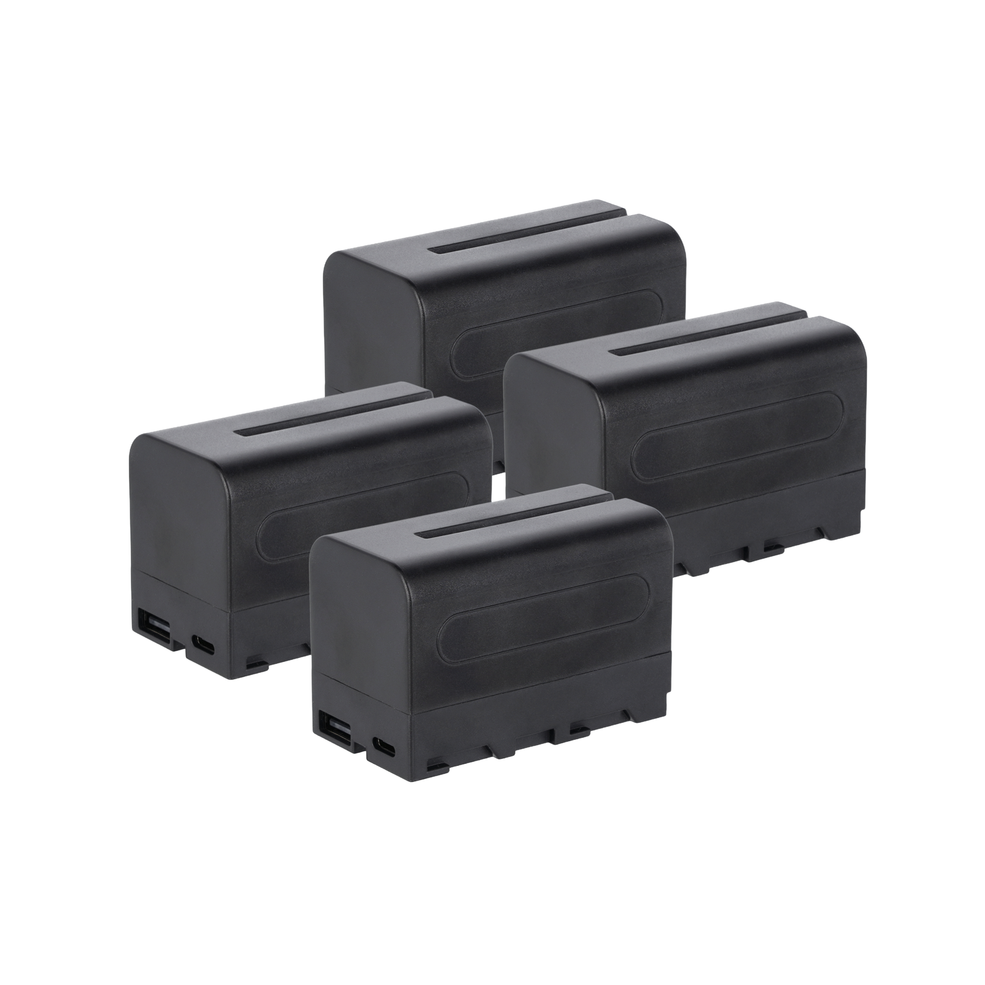 Bundle 4x NP-F Akku mit USB-C | versch. Kapazitäten