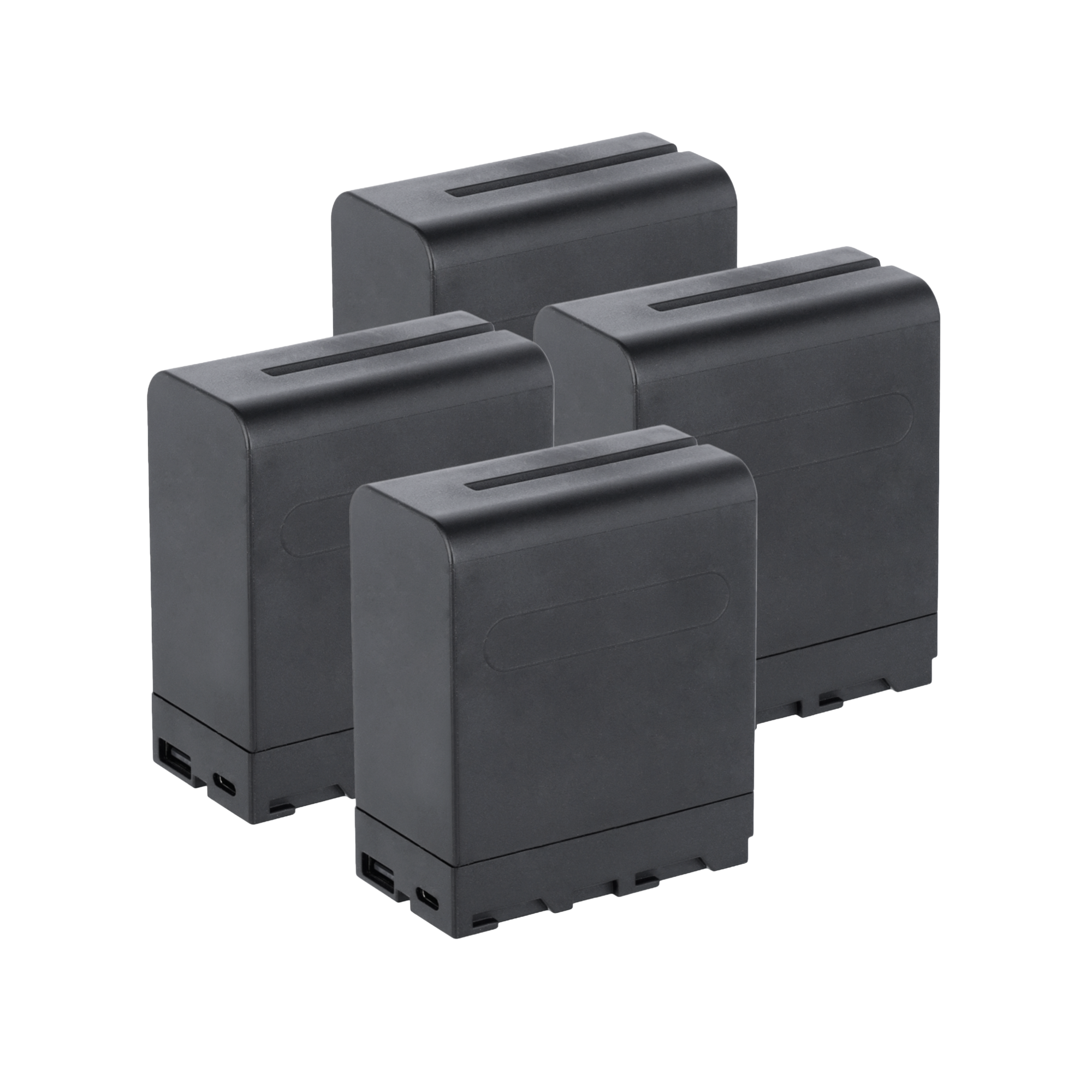 Bundle 4x NP-F Akku mit USB-C | versch. Kapazitäten
