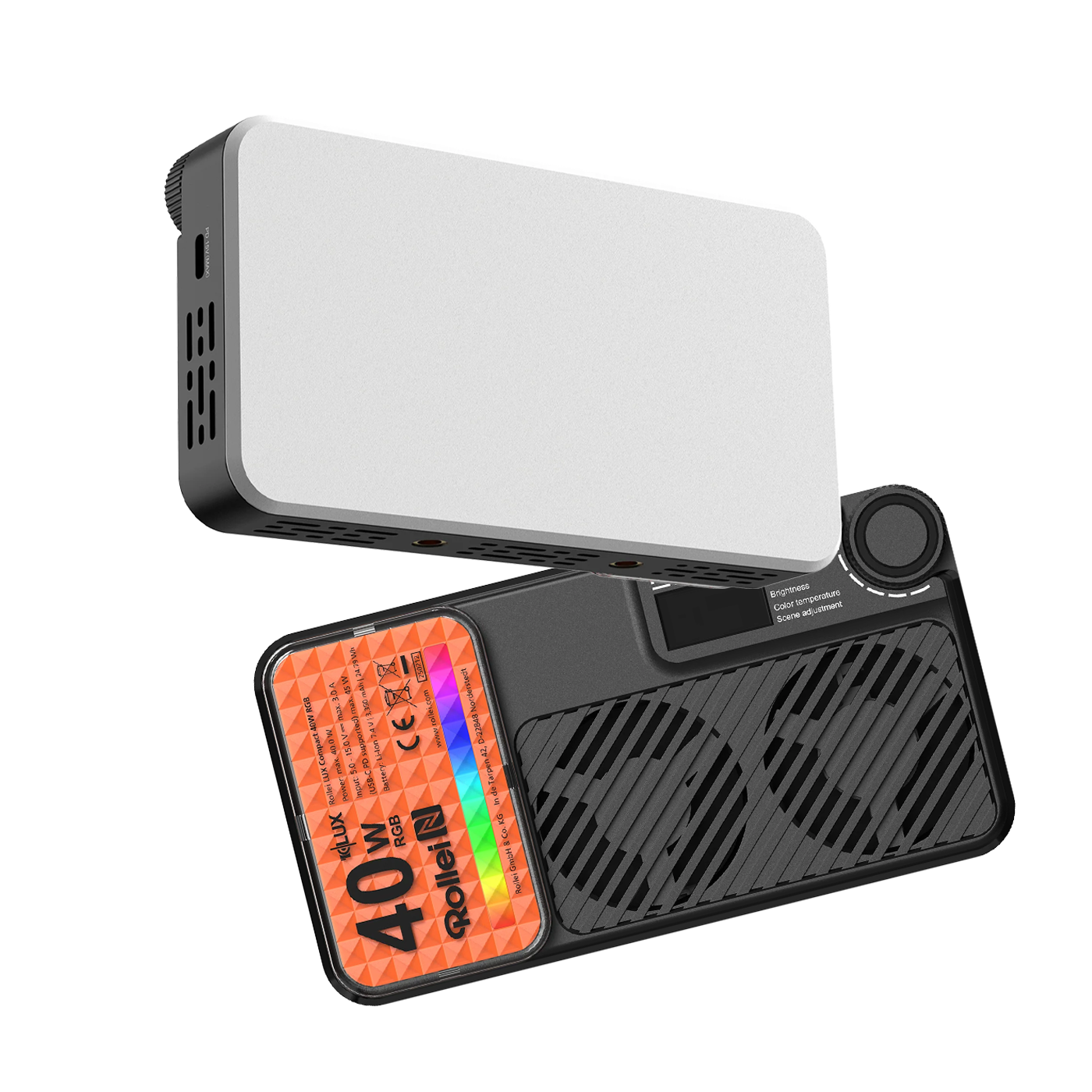 Bundle 2x LED-Dauerlicht | Compact 40W RGB | LUX-Serie