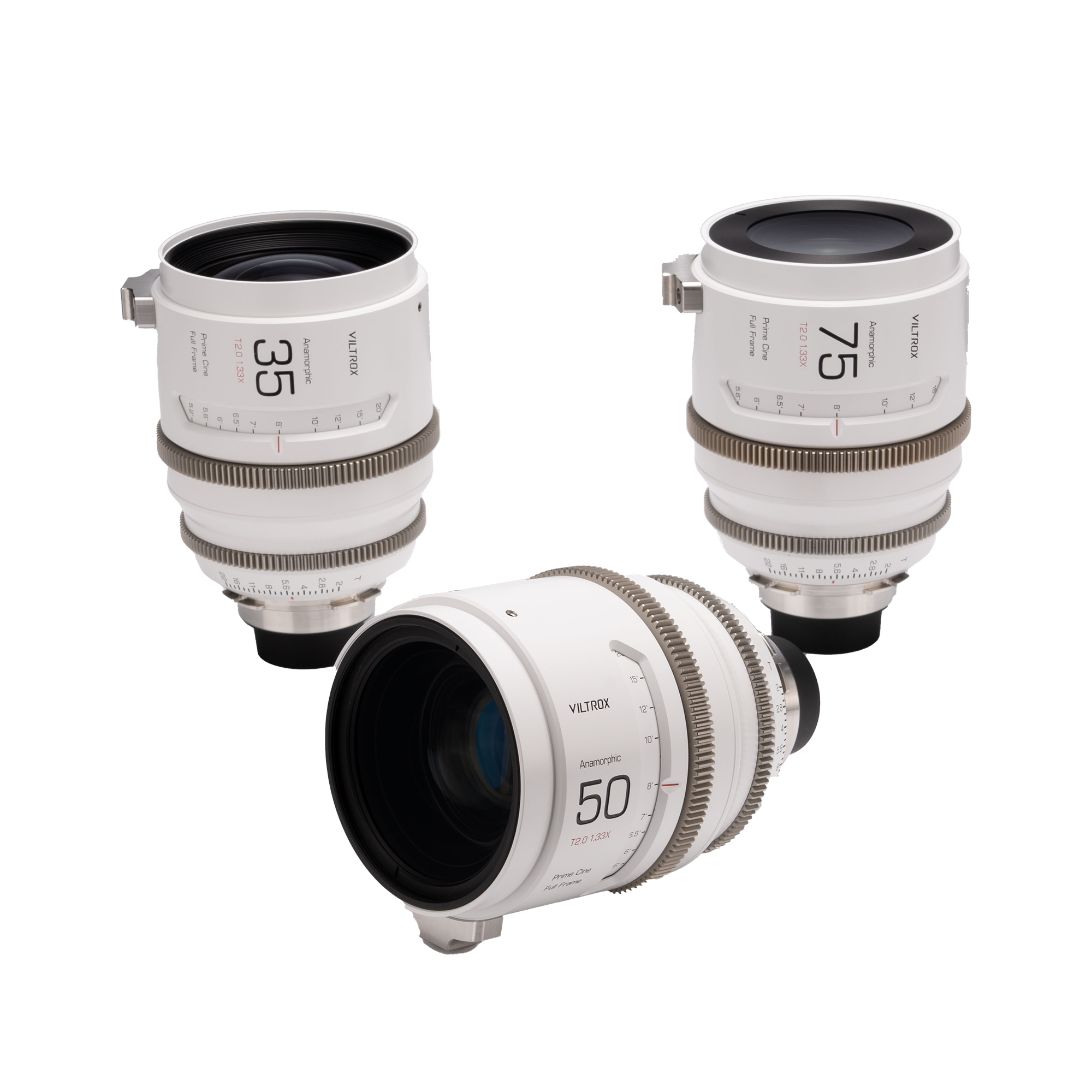 Viltrox Anamorphic Cine Lens Set 35/50/75mm T2.0 1.33x with PL-Mount
