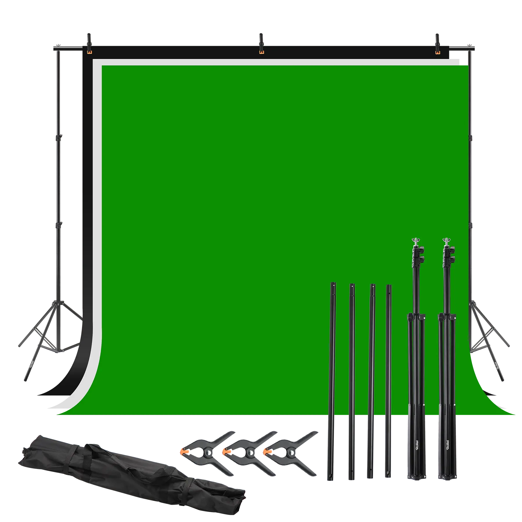 Rollei Hintergrund Hintergrund-Stativset inkl. Hintergründe