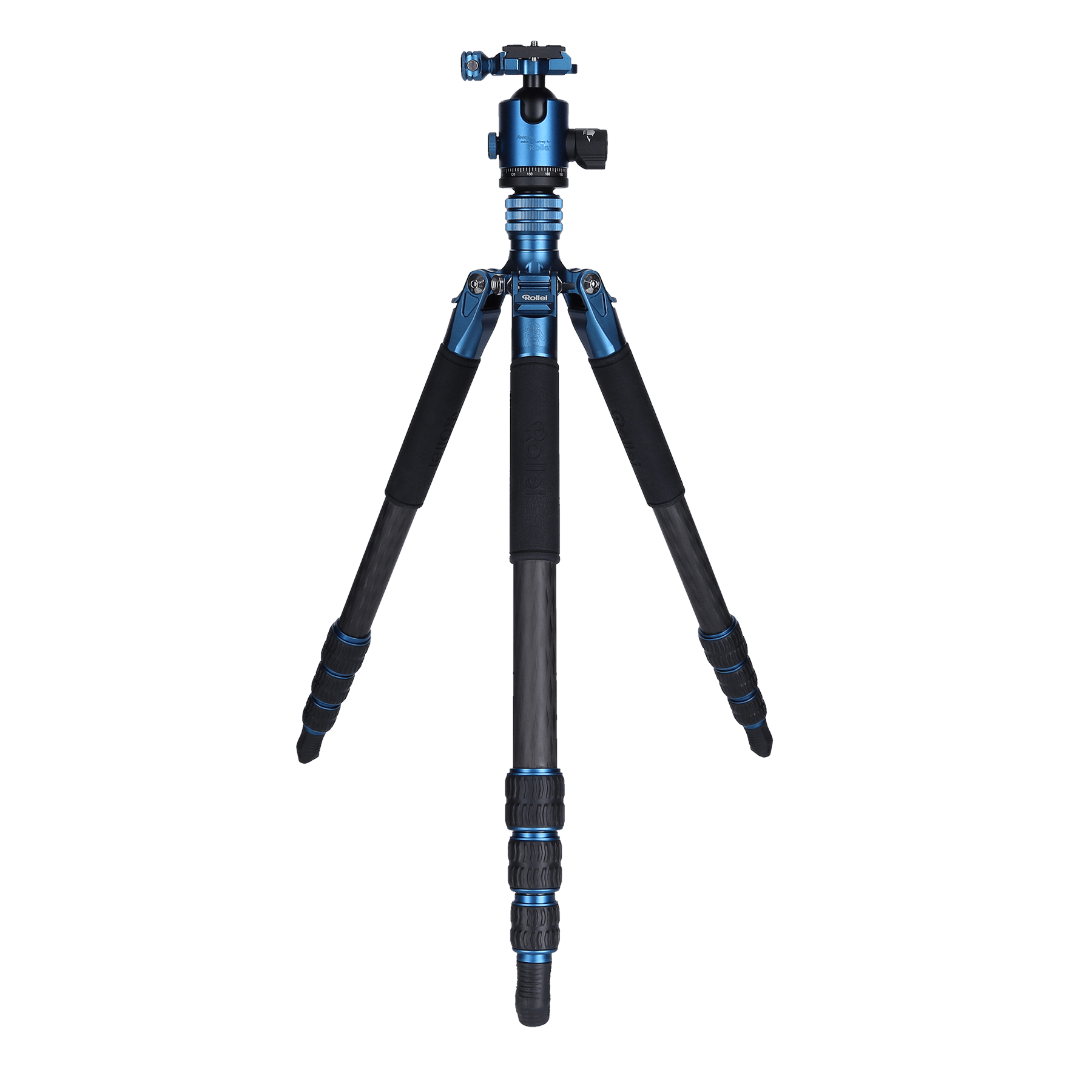 Rollei Stative Lion Rock Traveler L Blue Edition - Carbon Stativ