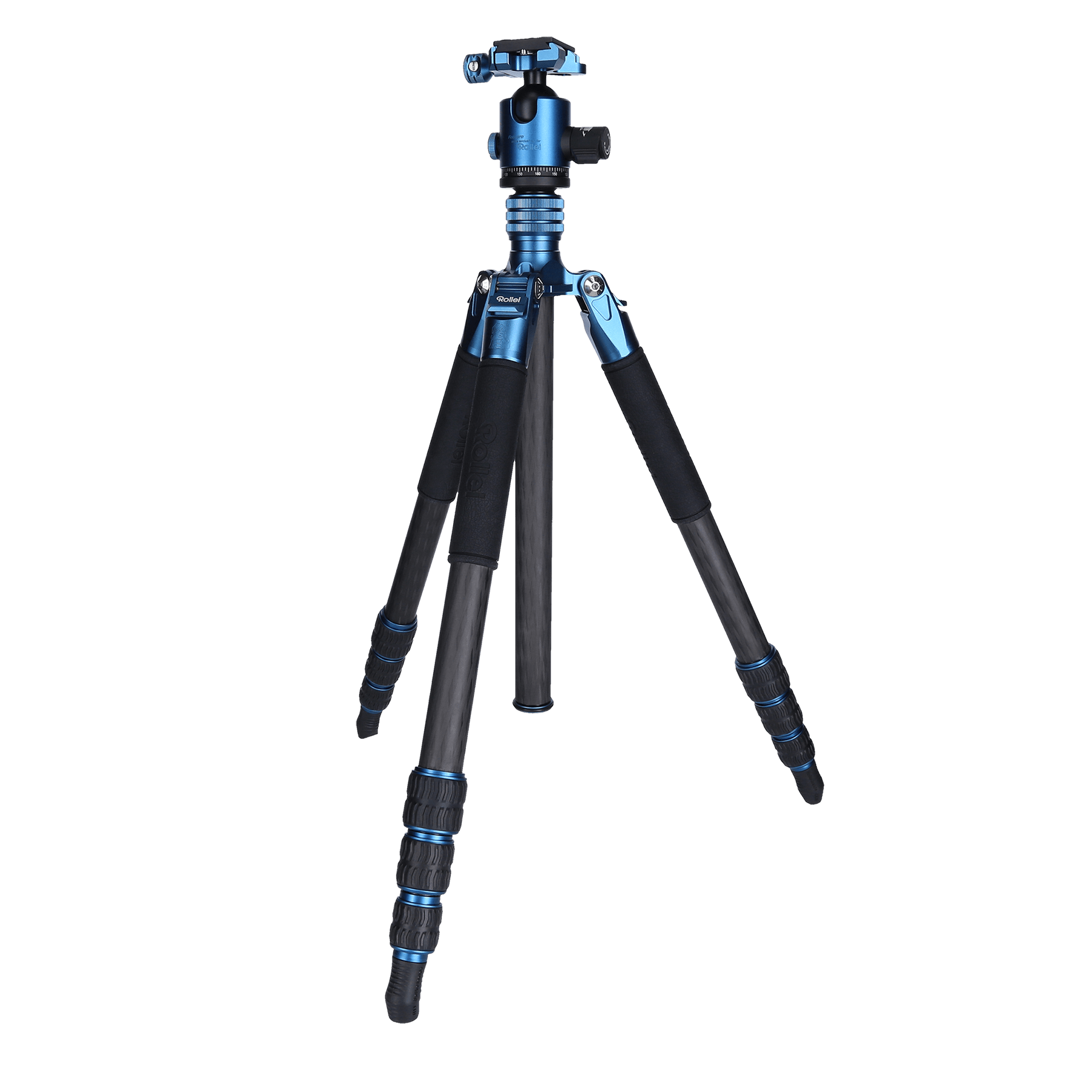 Rollei Stative Lion Rock Traveler L Blue Edition - Carbon Stativ
