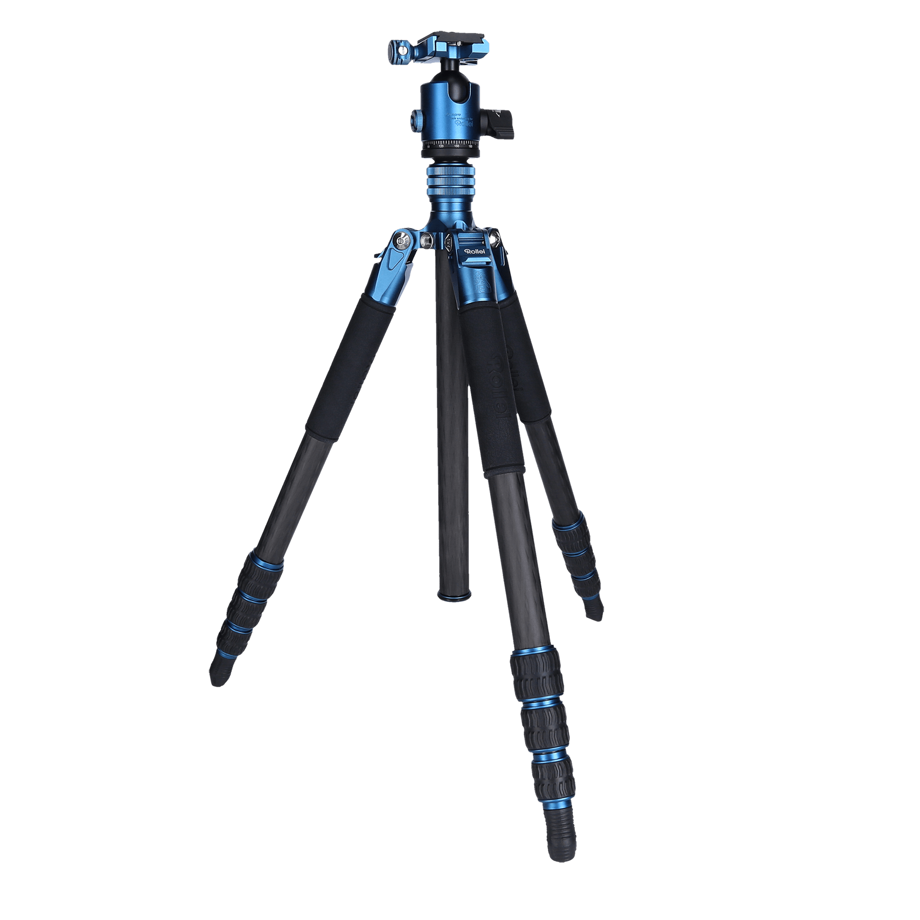 Rollei Stative Lion Rock Traveler L Blue Edition - Carbon Stativ