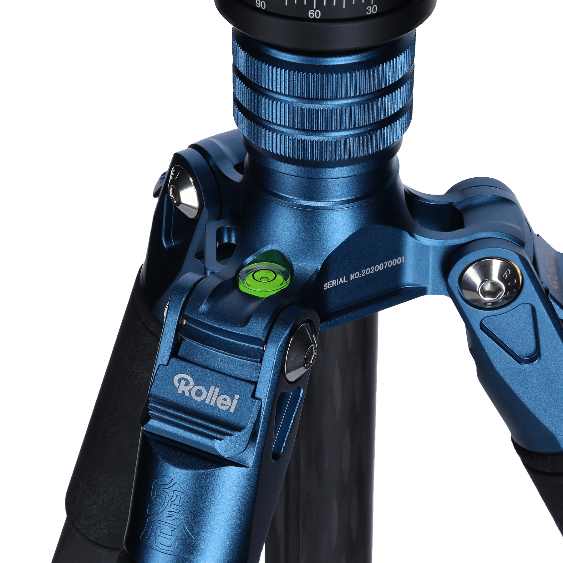 Rollei Stative Lion Rock Traveler L Blue Edition - Carbon Stativ