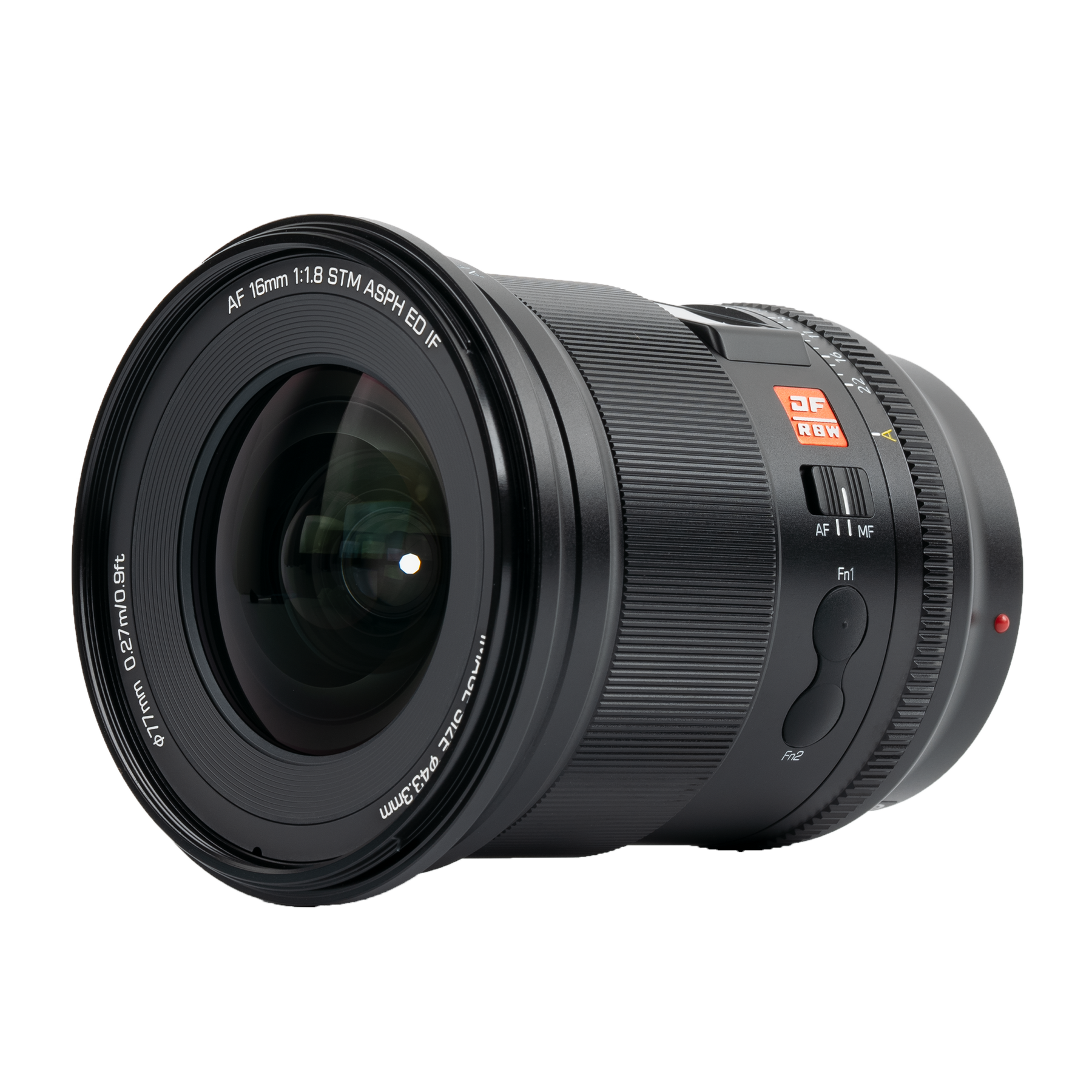 Lens AF 16mm F/1.8 FE with Sony E mount