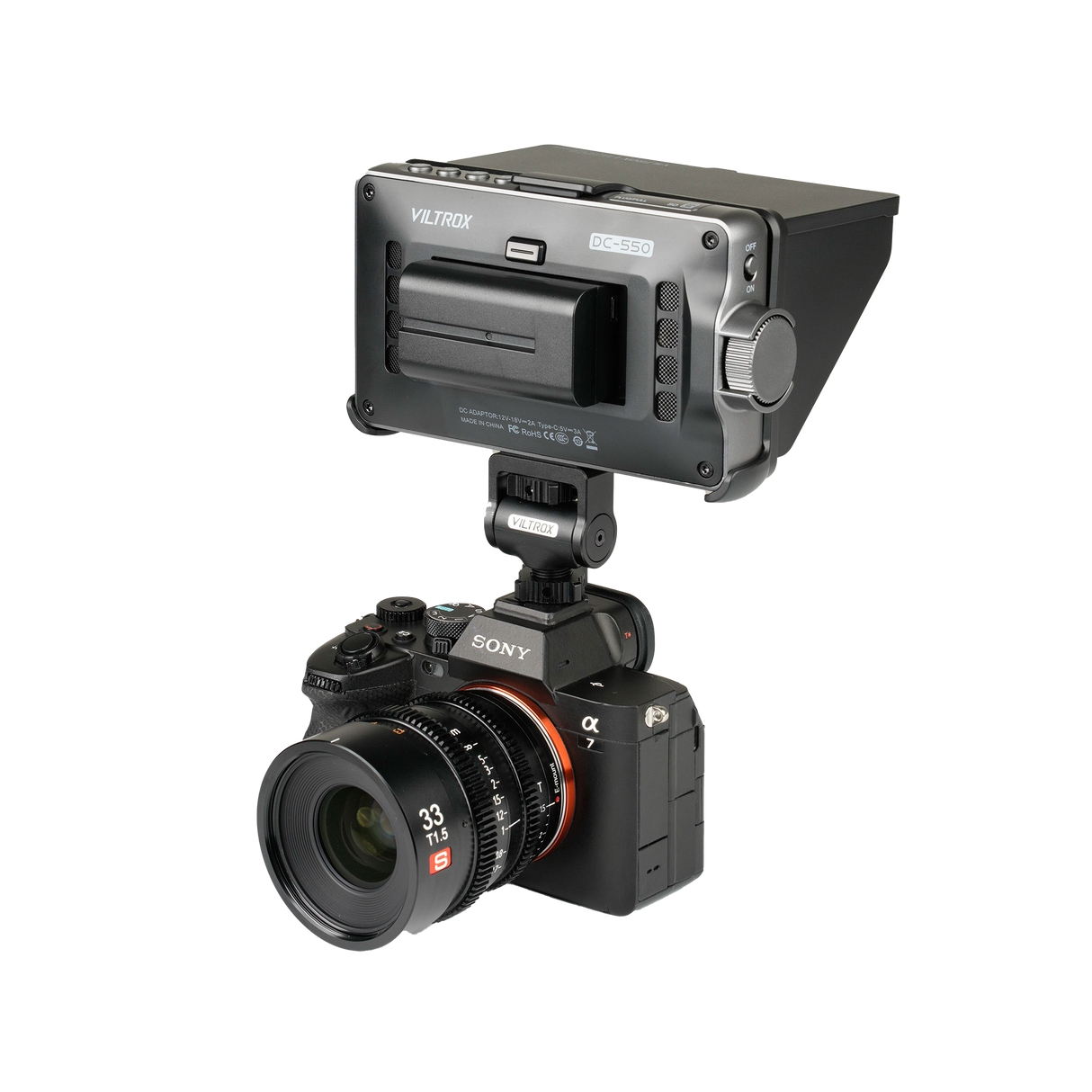 B-stock viltrox dc-550 pro monitor