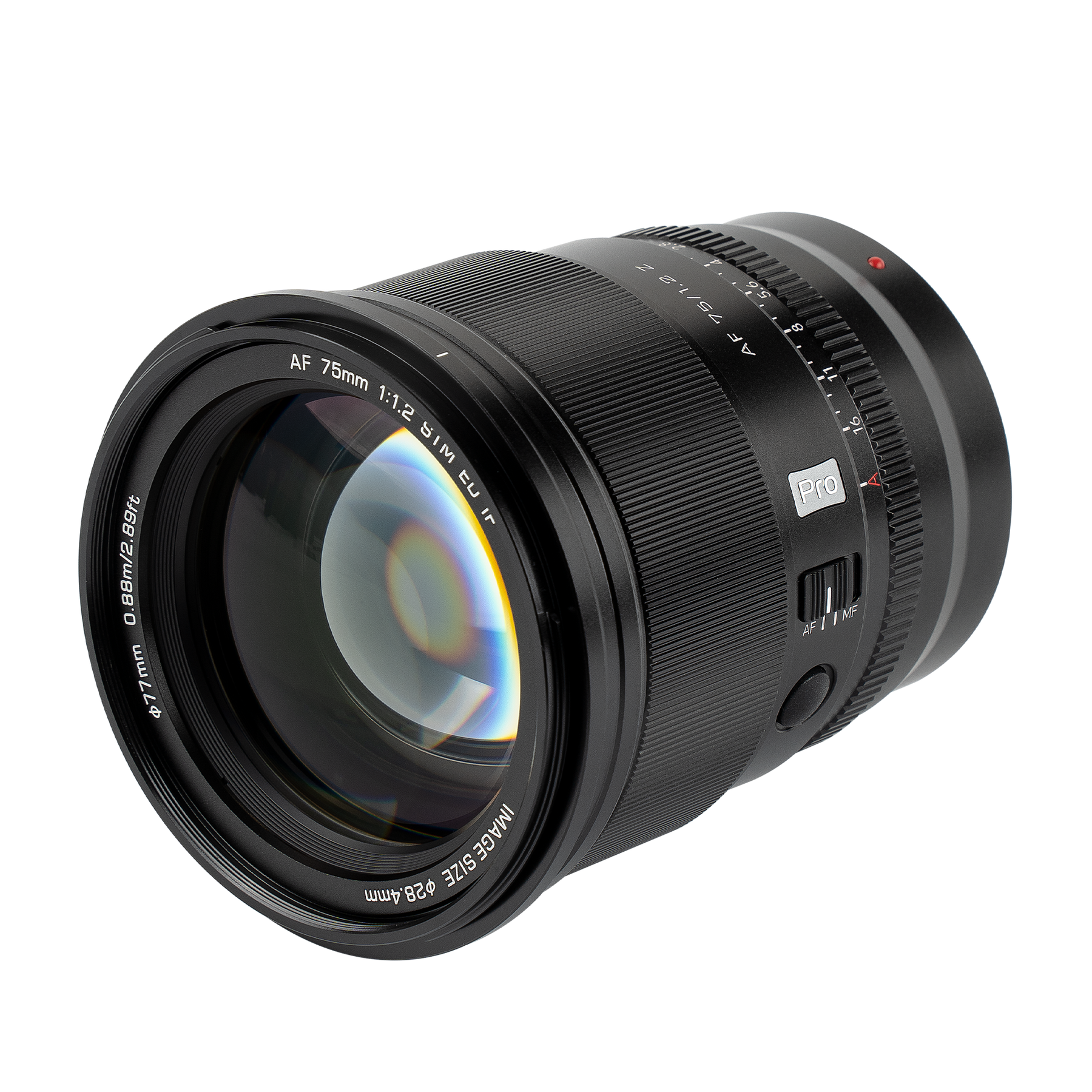 Lens AF 75mm F/1.2 Pro Z DX with Nikon Z mount