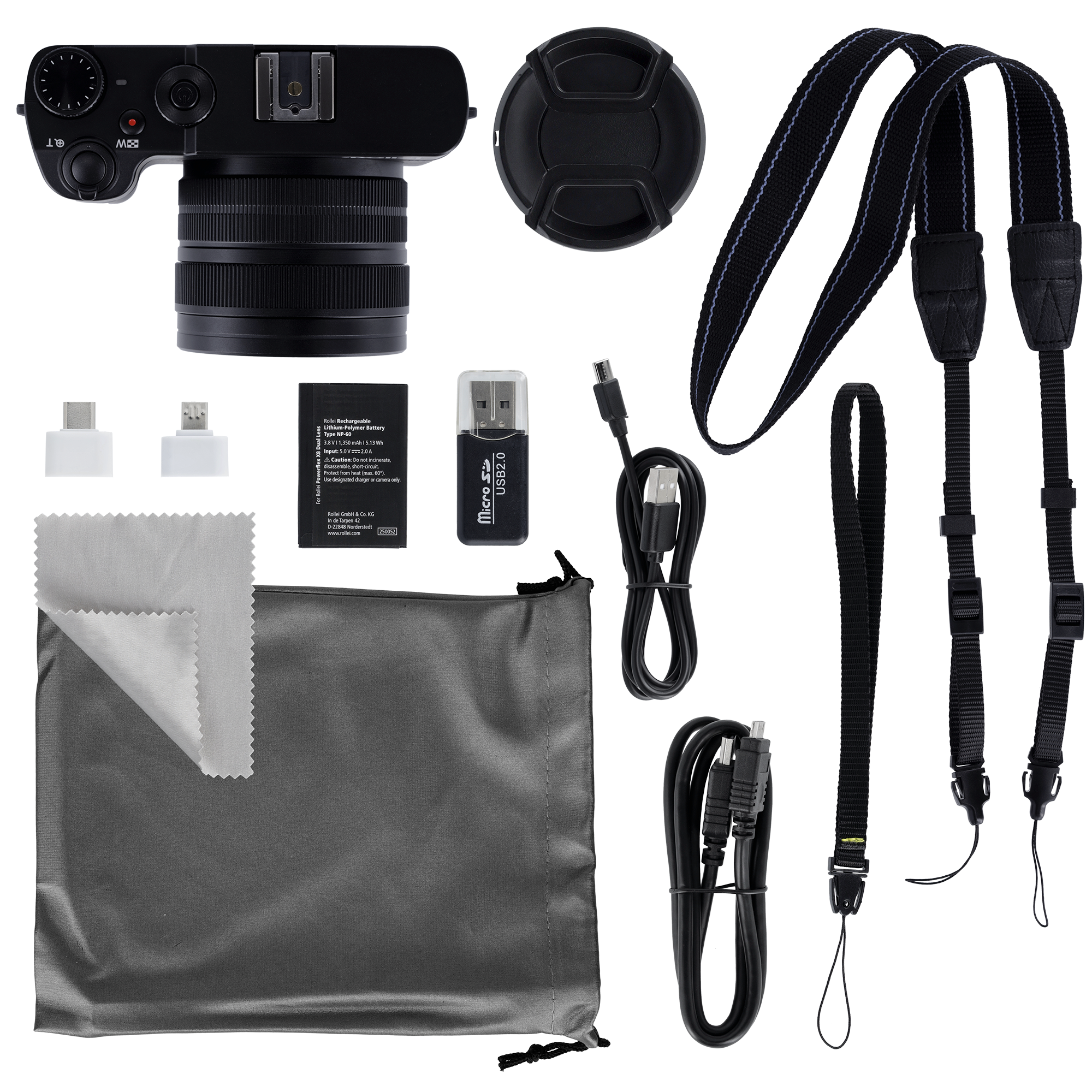 Powerflex X8 Dual Lens | 64 MP Digitalkamera mit 5K