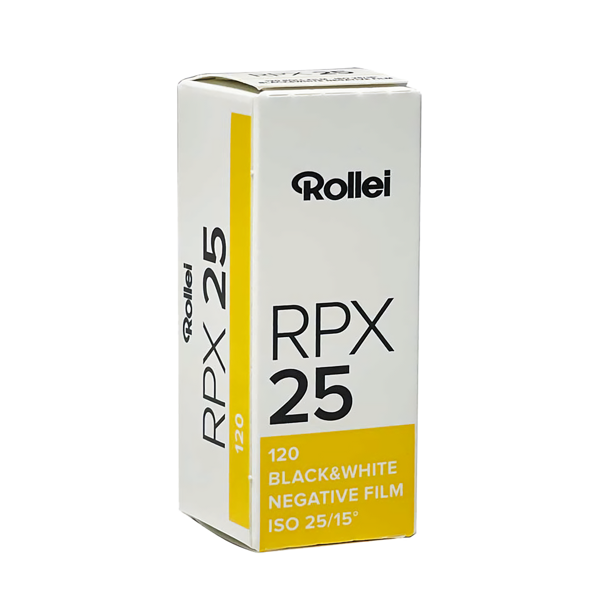 RPX Schwarzweiß-Negativfilm | 35 mm & Rollfilm | ISO 25 / 100 / 400