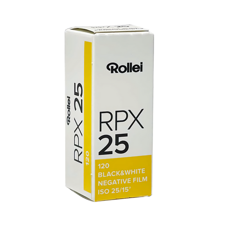 RPX Schwarzweiß-Negativfilm | 35 mm & Rollfilm | ISO 25 / 100 / 400