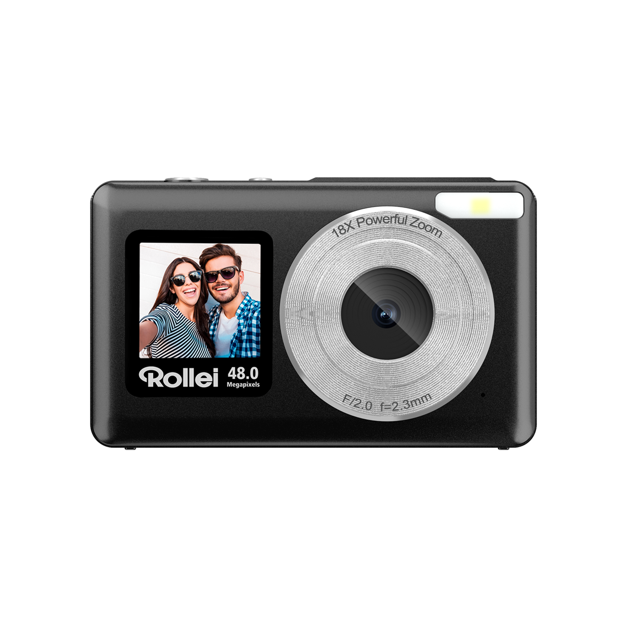 Compactline Pocket | Transparent Clear | 48 MP Digital Camera with 4K