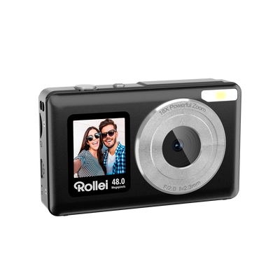 B-Ware Compactline Pocket | Transparent | 48MP Digital Camera with 4K