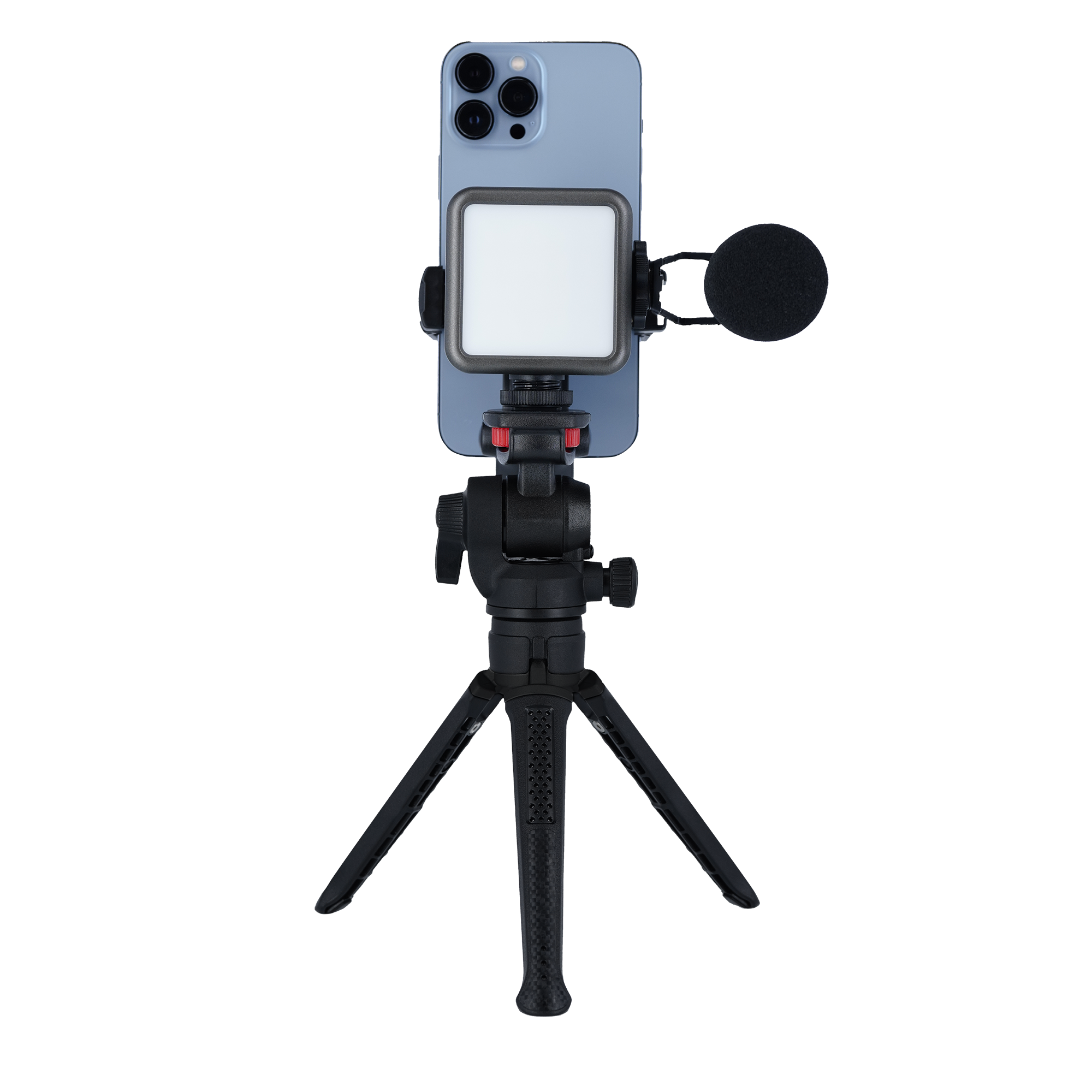 Rollei Monkey Pod 3 Flexible Mini Tripod – With 360° Ball Head, Smartphone Holder, Cold Shoe