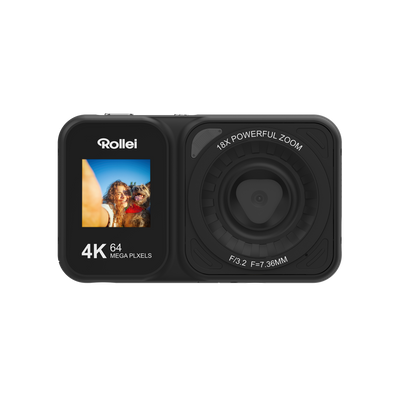 Compactline Dual Screen | 64 MP Digital Camera with 4K