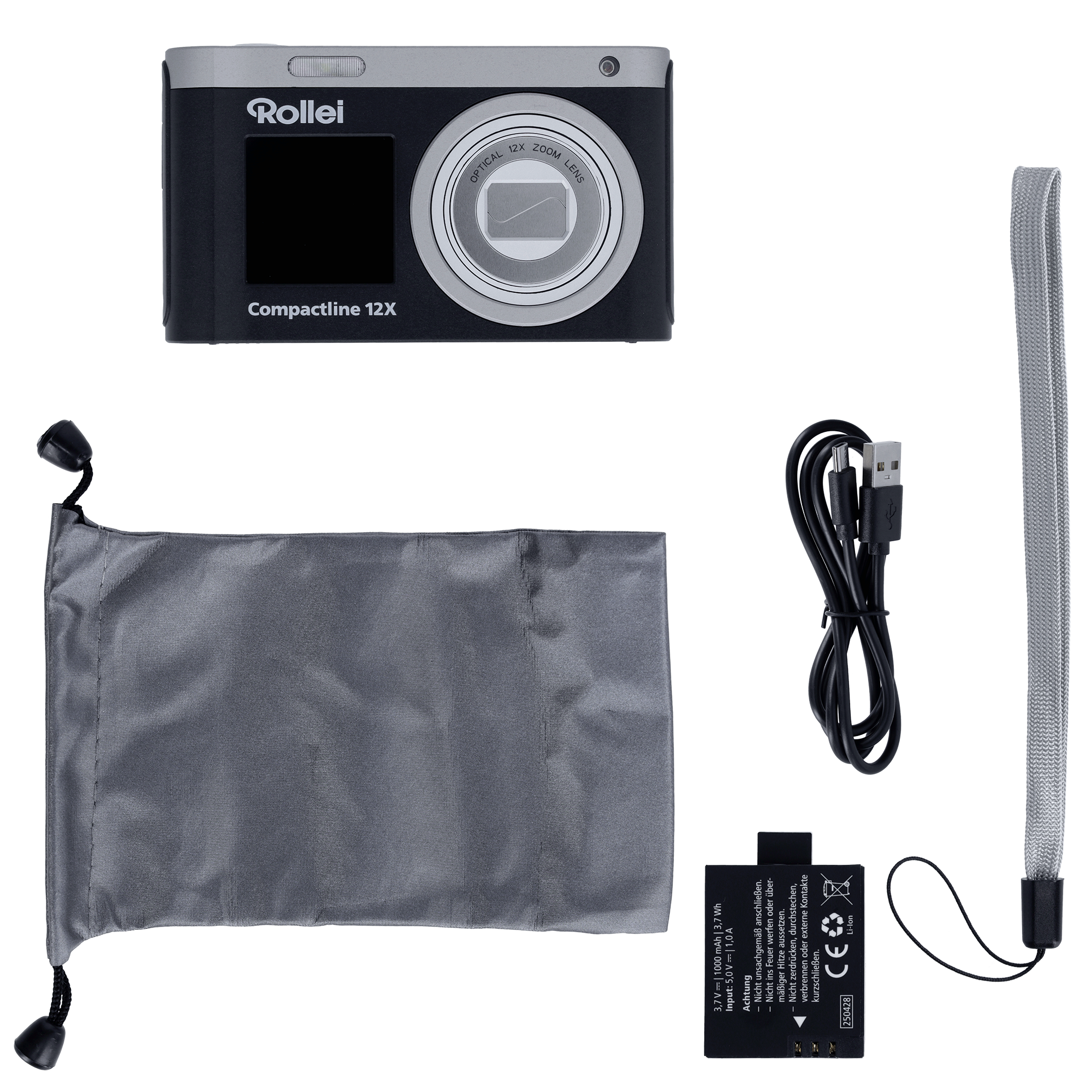 Compactline 12X | 64MP Digitalkamera mit 4K