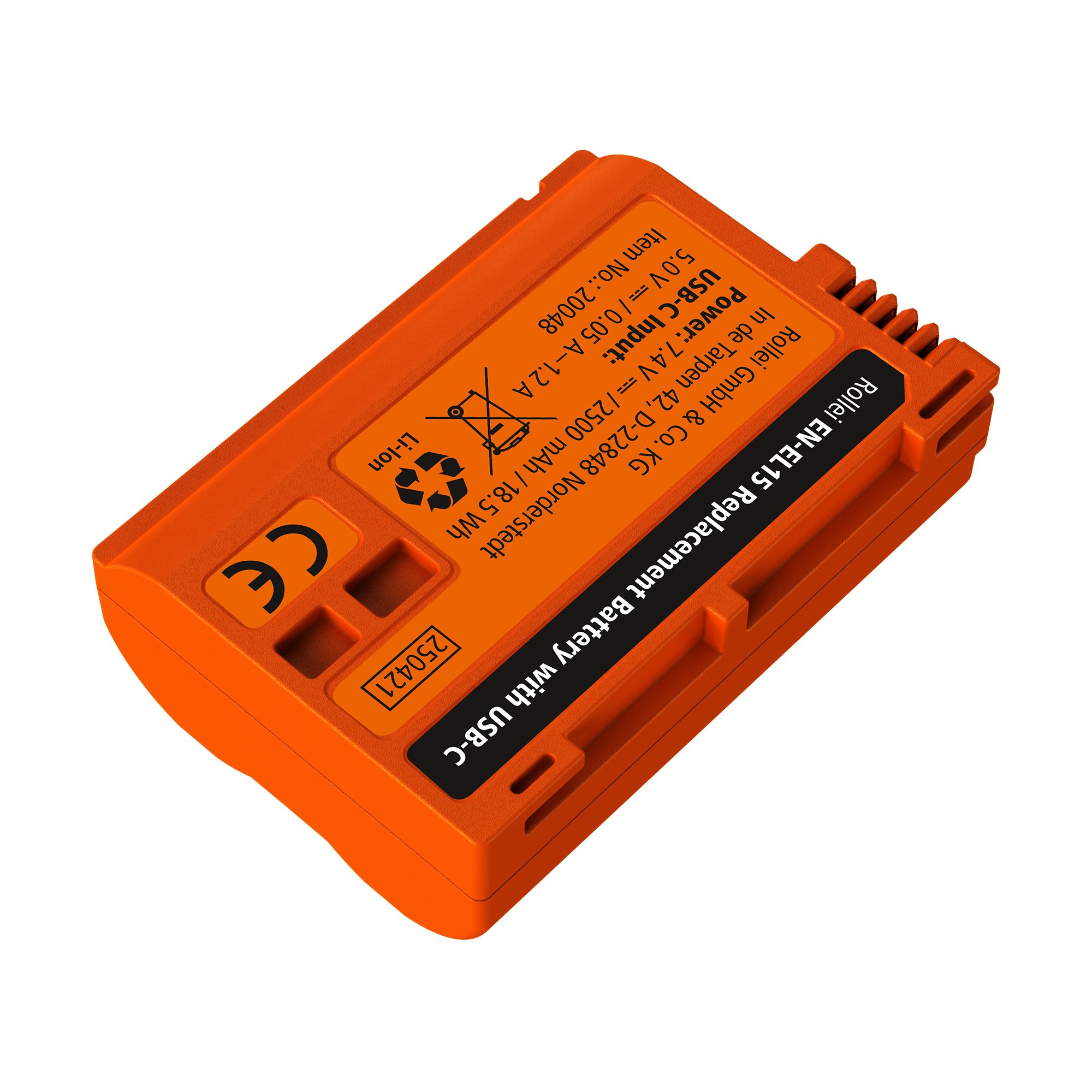 Kamera-Akku mit USB-C