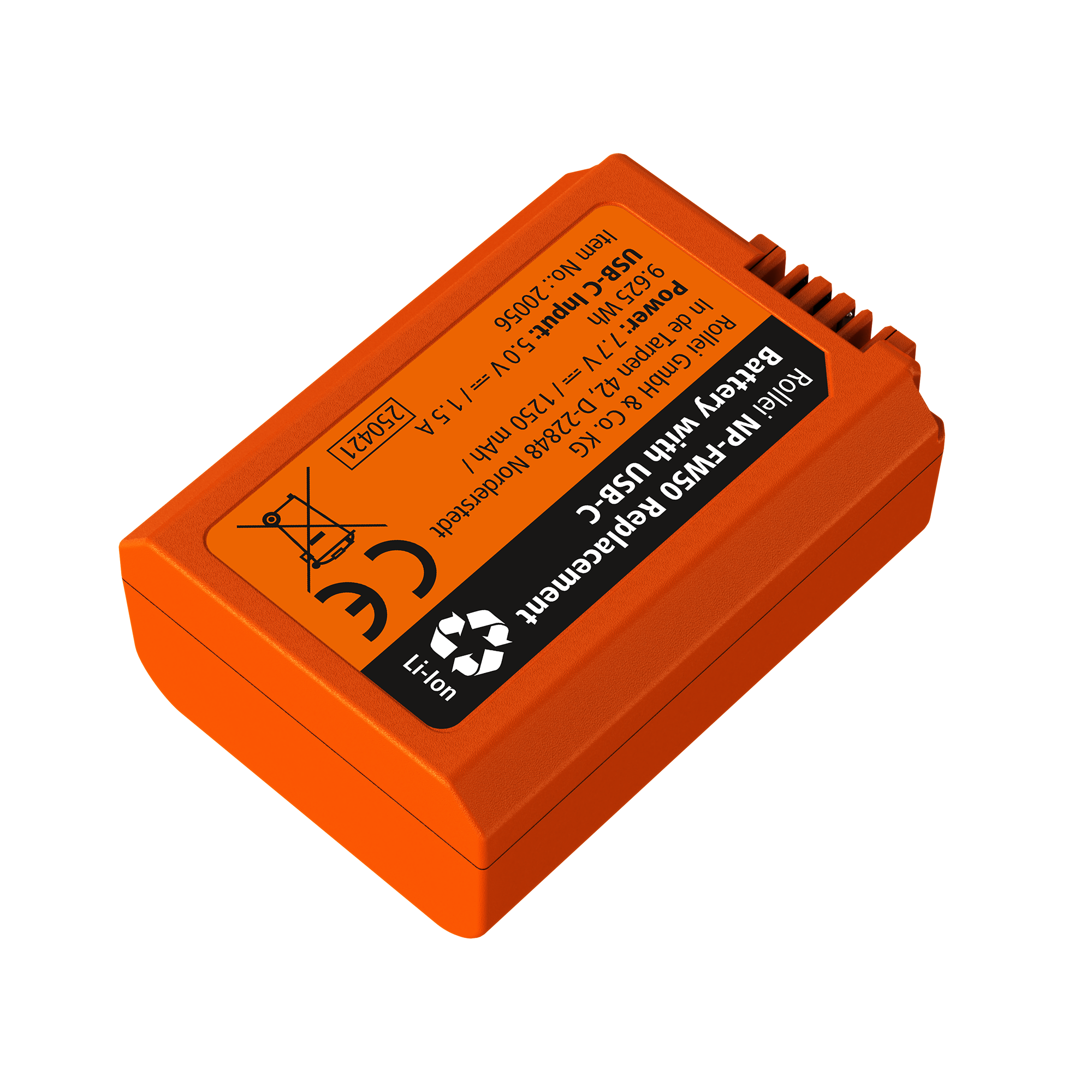 Kamera-Akku mit USB-C