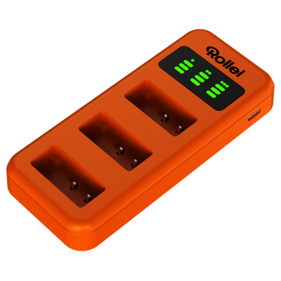 Ladegerät | 3-fach-Schnellladung | mit USB-C